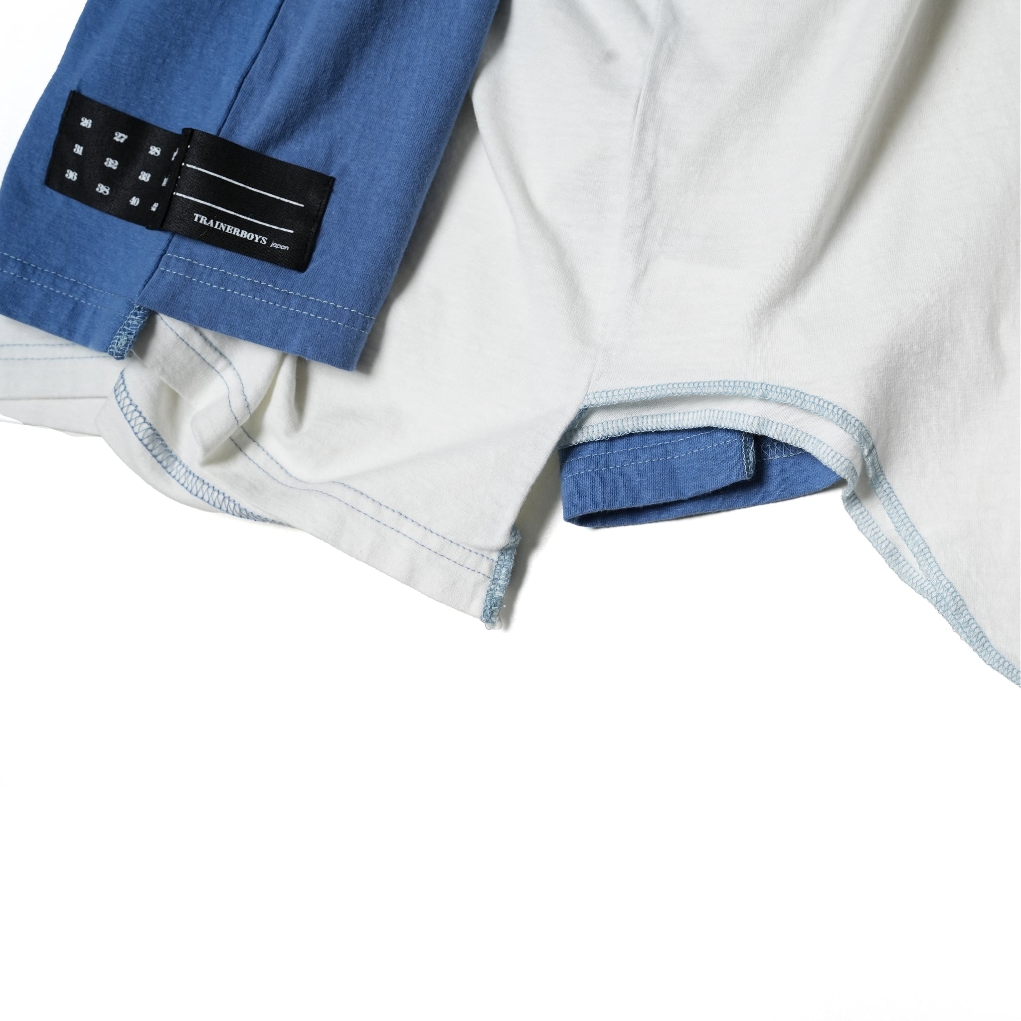No:tb-t0201_Blue | Name:ALL ROUND TRAINER 3/4 T-shirts | Color:Blue【TRAINERBOYS_トレーナーボーイズ】