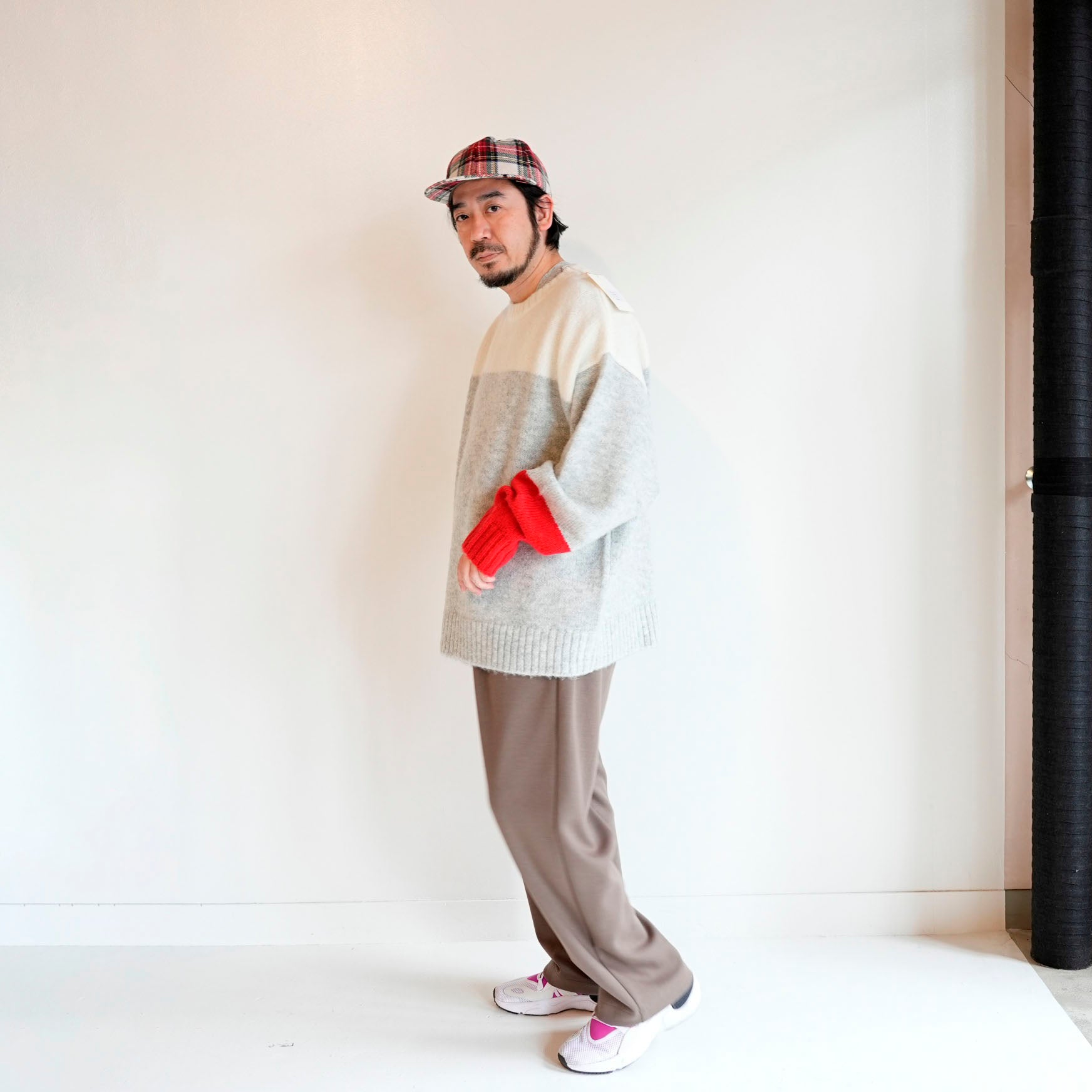 VOO-1208_ASH | VOOHAIR JUMPER | Color:Ash【VOO_ヴォー】