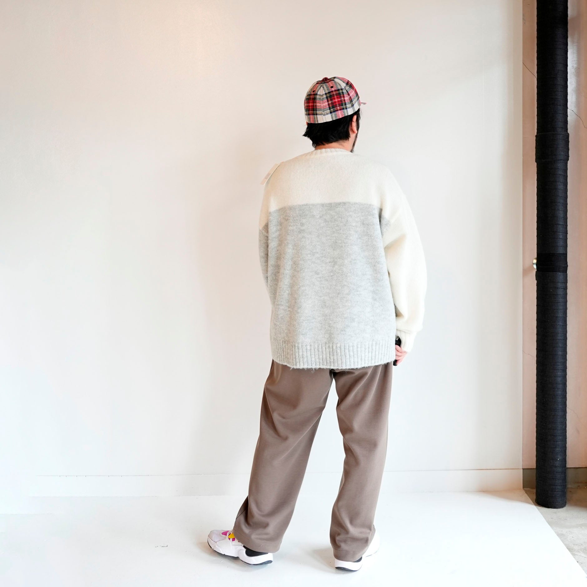 VOO-1208_ASH | VOOHAIR JUMPER | Color:Ash【VOO_ヴォー】
