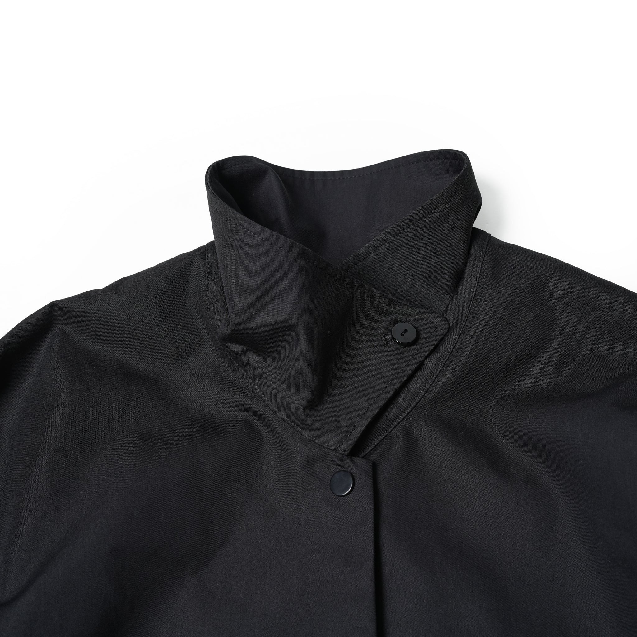 No:WHT23FJK4026_b | Name:Tent Line Coat | Color:Black【WHYTO _ホワイト】