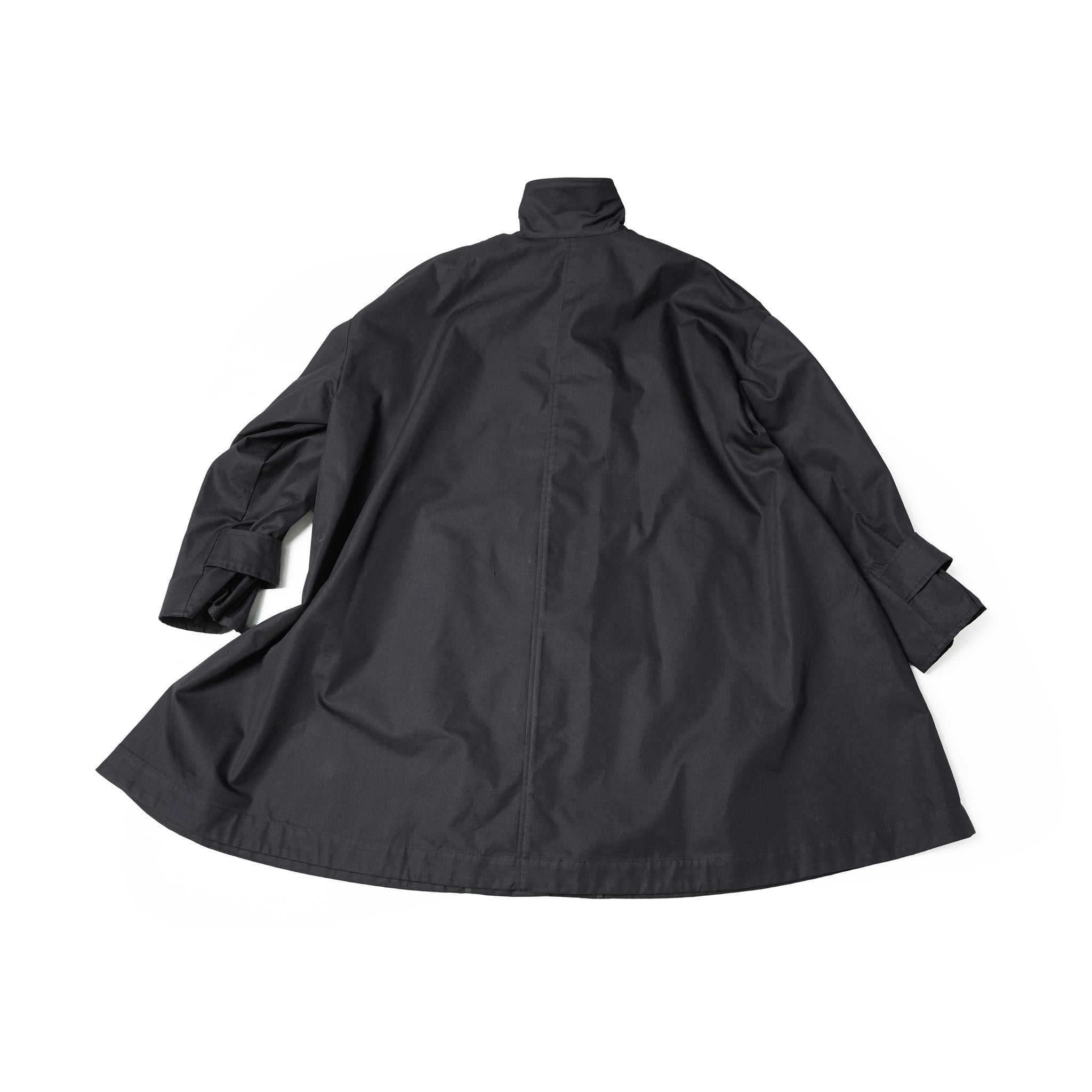 No:WHT23FJK4026_b | Name:Tent Line Coat | Color:Black【WHYTO _ホワイト】