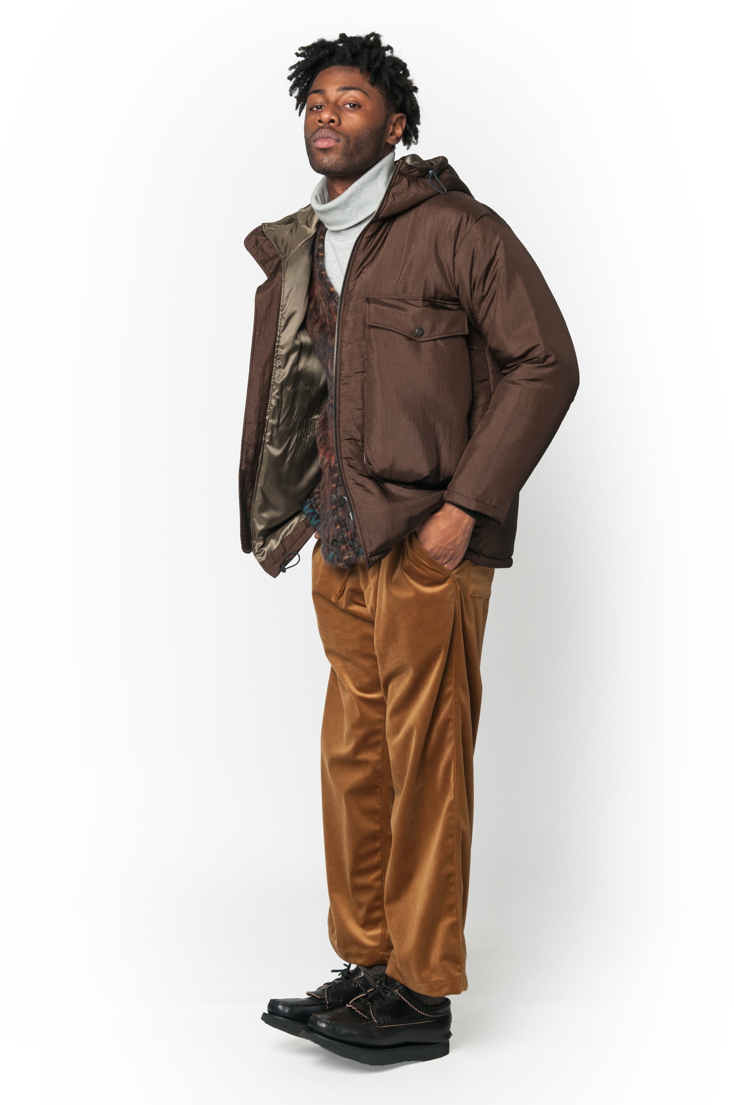 No:M28011 | Name:NYC Car Coat | Color:Taslan Nylon Brown | Style: 【MONITALY】-MONITALY-ADDICTION FUKUOKA