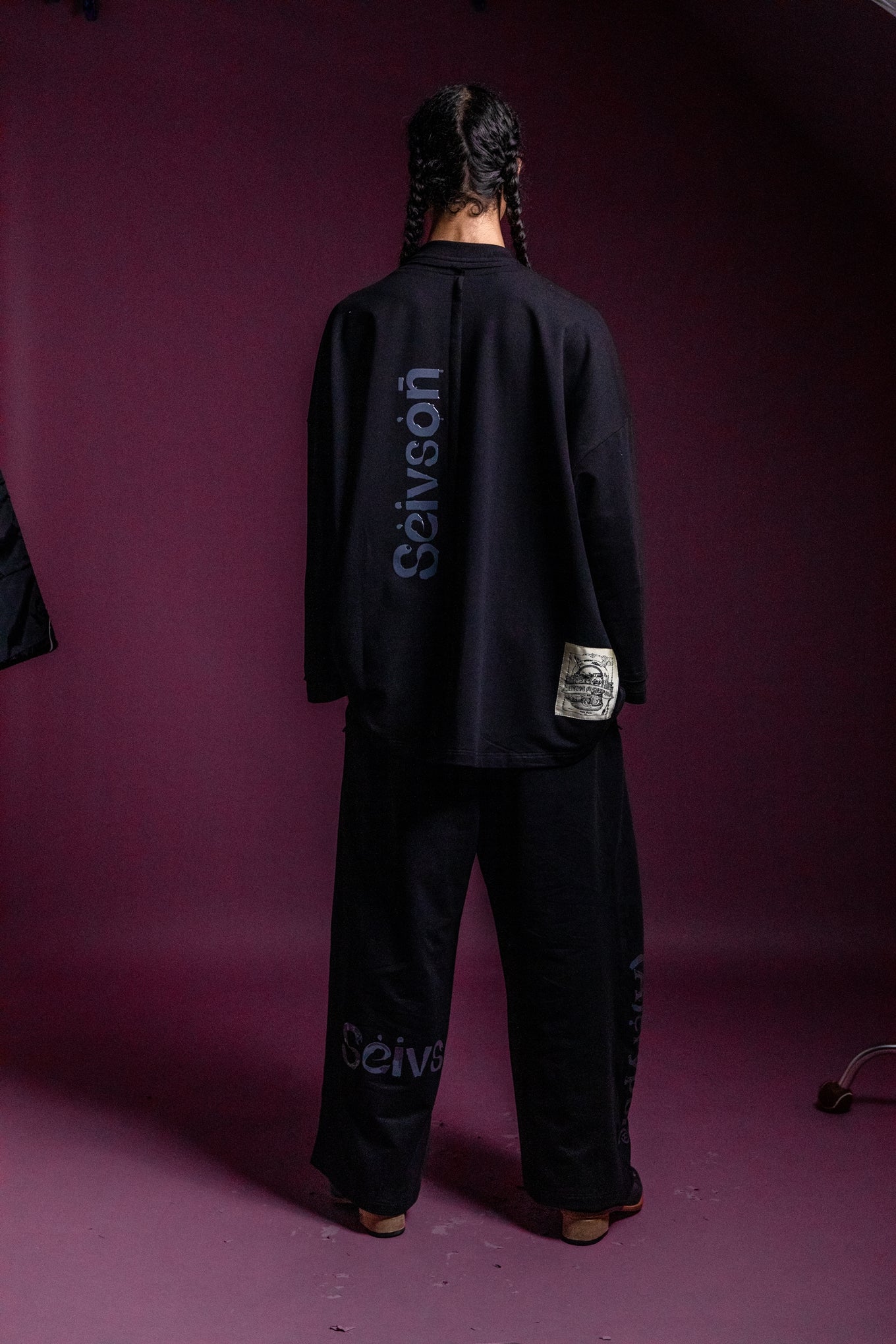 No:SNS23-SP-P01black | Name:2023A/W Tokyo Fashion Week Limited Project / "Koppers Truffle Black Cream" Two Piece Drawstring Pants | Color:Black【SEIVSON_セイブソン】【(A)crypsis_エイクライプシス】【archive】