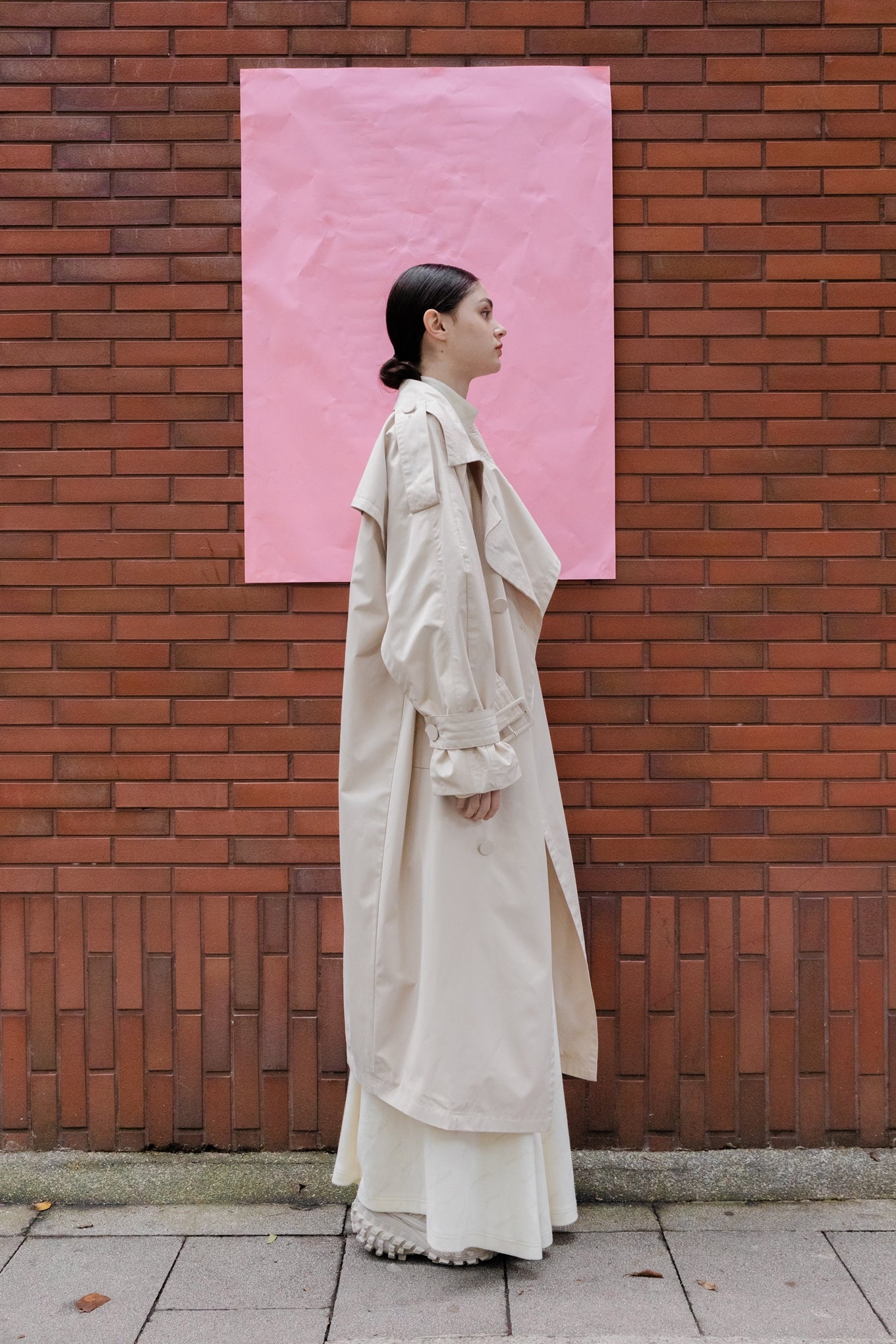 No:SNS23-C01_mf | Name:Seivson x dearruigallery Spring/Summer Show Edition " Classic Cocoon Triple Wear Waterproof Windbreaker " Fashion Matte White | 【SEIVSON_セイブソン】