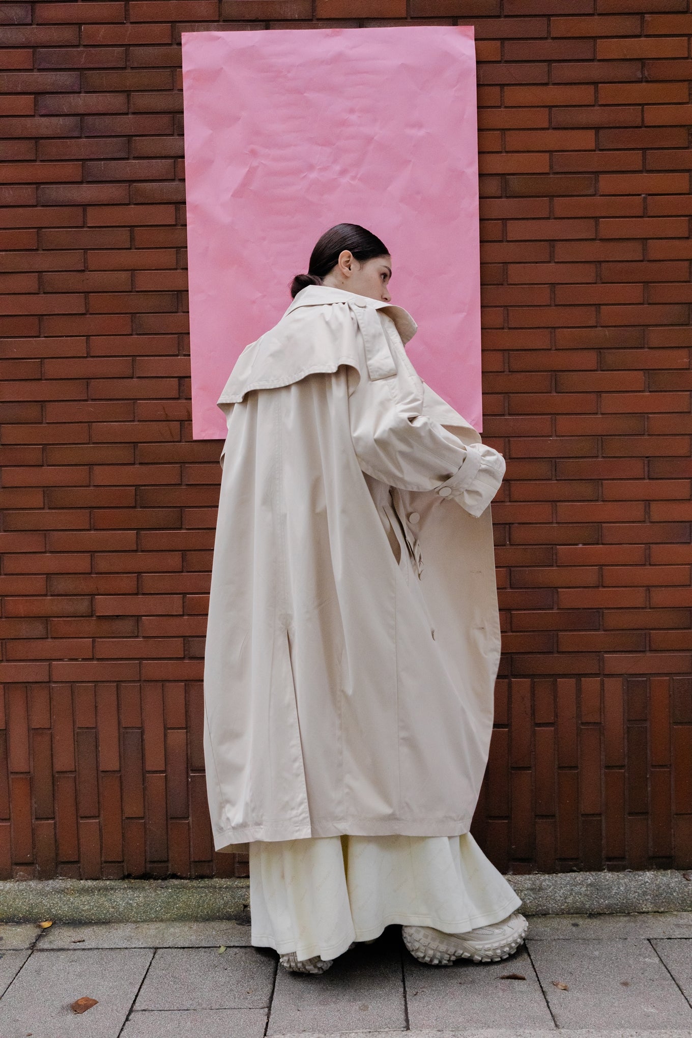 No:SNS23-C01_mf | Name:Seivson x dearruigallery Spring/Summer Show Edition " Classic Cocoon Triple Wear Waterproof Windbreaker " Fashion Matte White | 【SEIVSON_セイブソン】