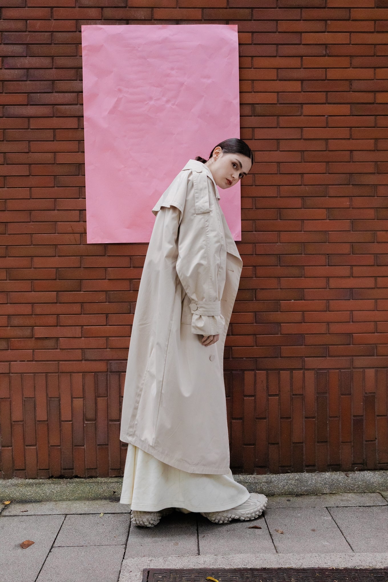 No:SNS23-C01_mf | Name:Seivson x dearruigallery Spring/Summer Show Edition " Classic Cocoon Triple Wear Waterproof Windbreaker " Fashion Matte White | 【SEIVSON_セイブソン】