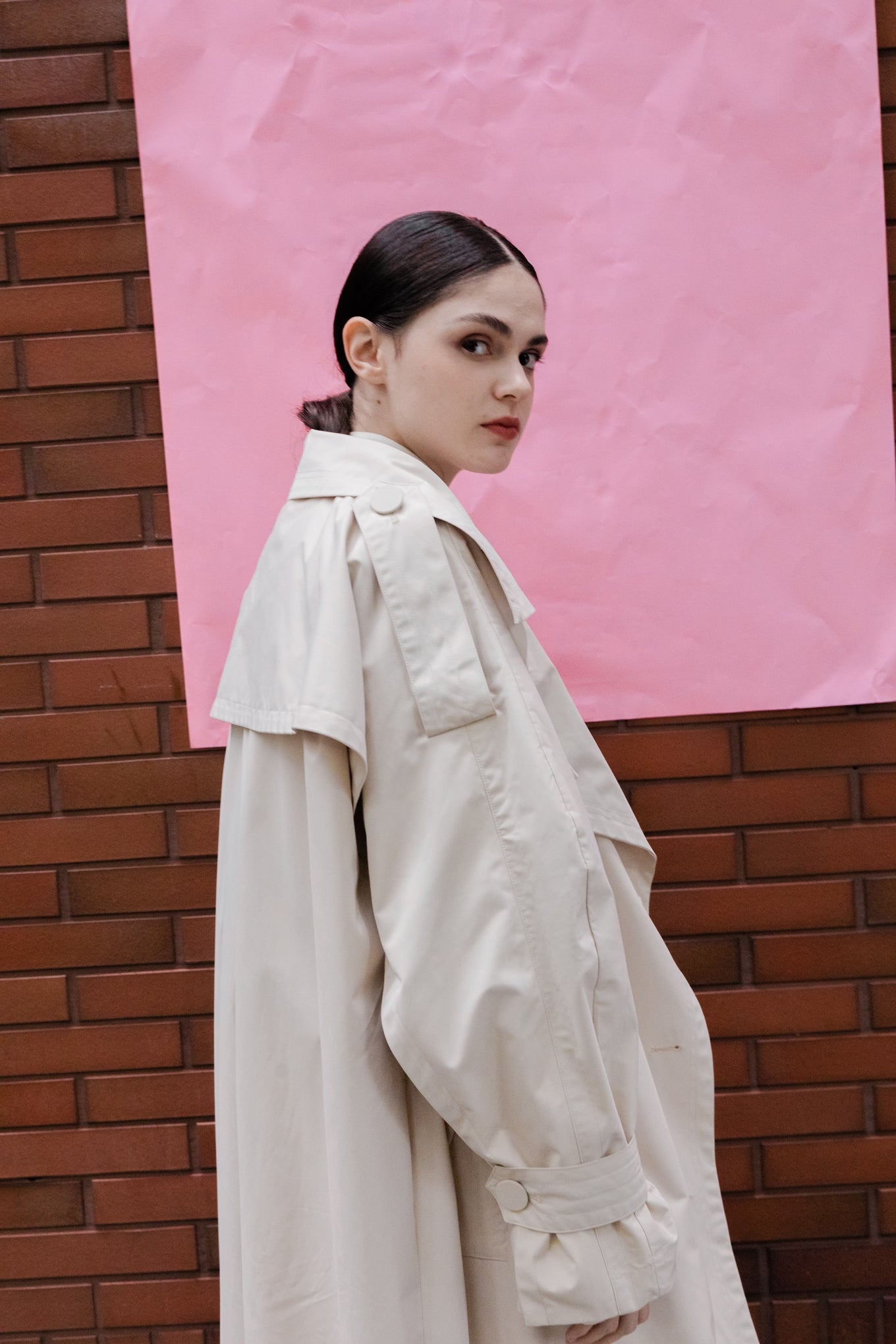 No:SNS23-C01_mf | Name:Seivson x dearruigallery Spring/Summer Show Edition " Classic Cocoon Triple Wear Waterproof Windbreaker " Fashion Matte White | 【SEIVSON_セイブソン】
