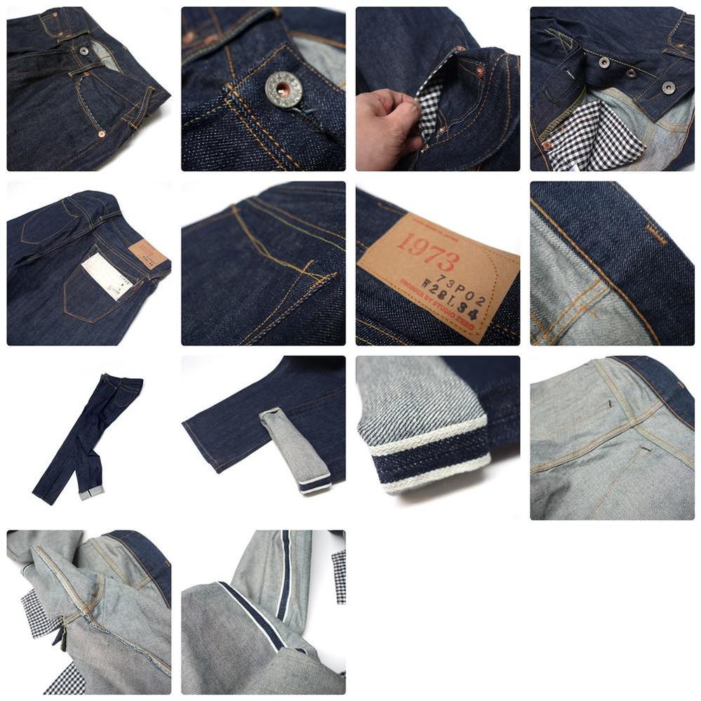 スリムストレートデニム(one wash)【1973 by studio zero スタジオゼロ】-OIKAWA DENIM-ADDICTION FUKUOKA
