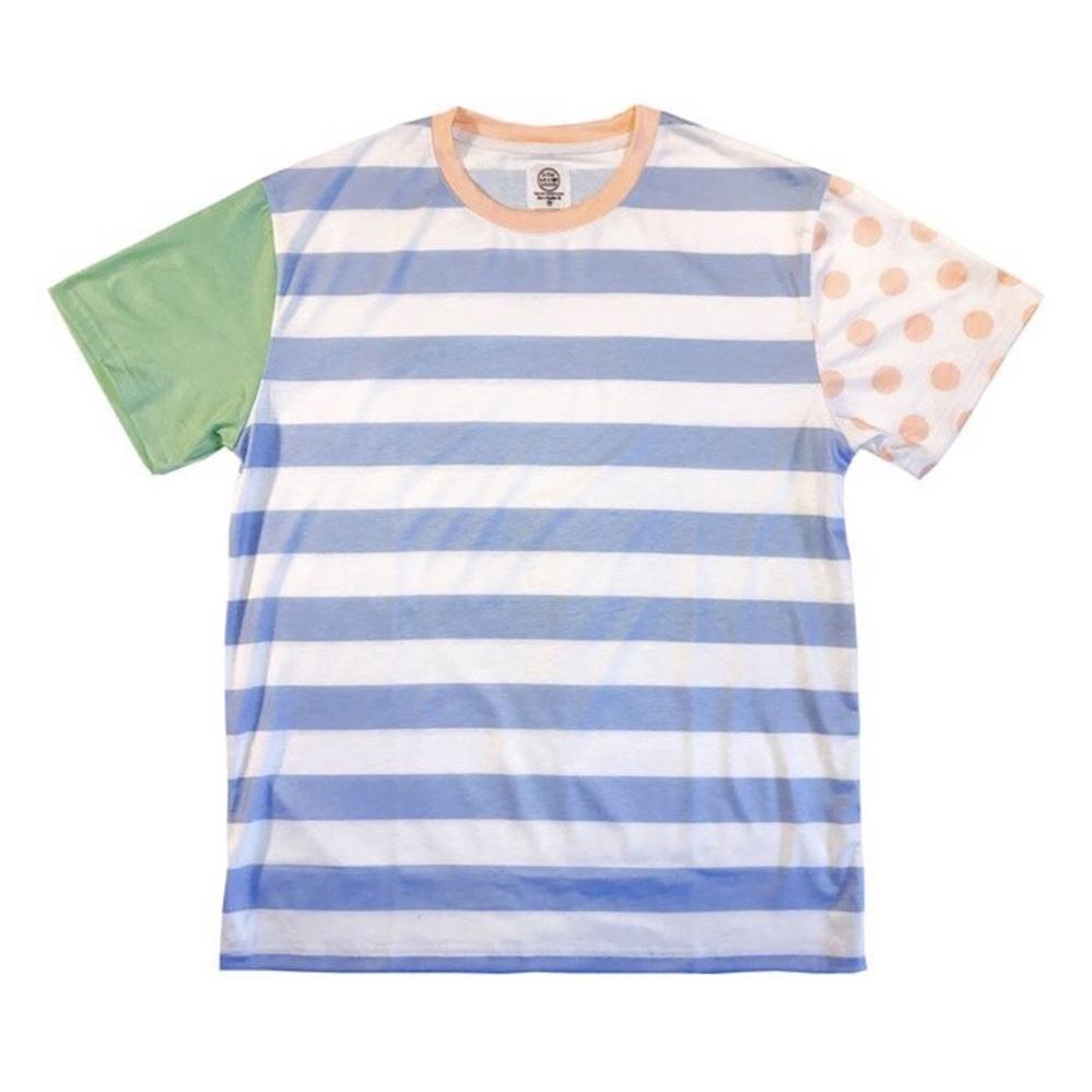 Striped Color Block Tee 【ANTLER&WOODS】【ネコポス選択可能】-ANTLER & WOODS-ADDICTION FUKUOKA