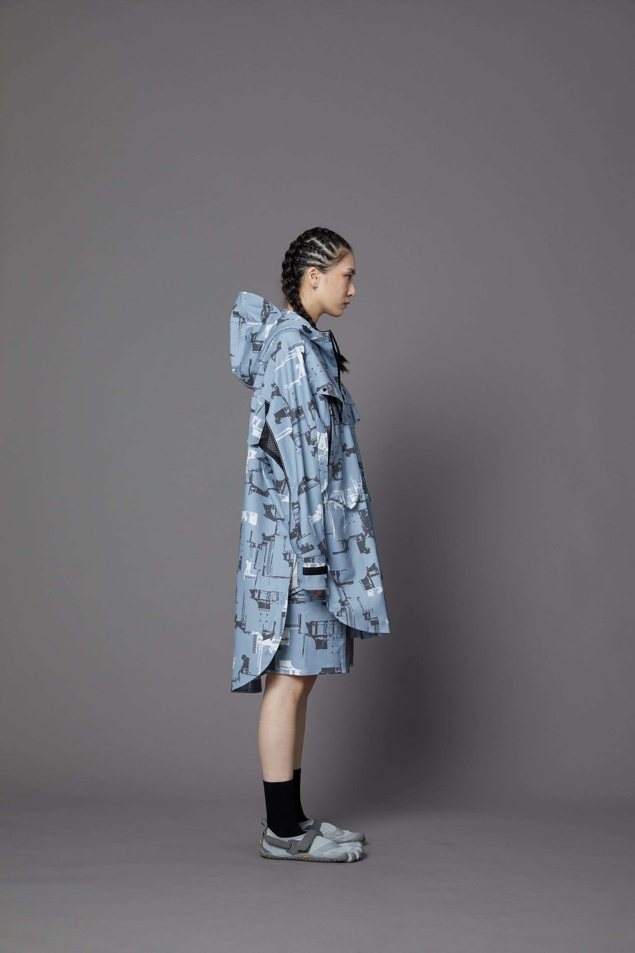 No:WDM16R0821A | Name:Mutation Signature Oversize Jacket | Color:Aqua【WEAVISM_ウィーヴィズム】
