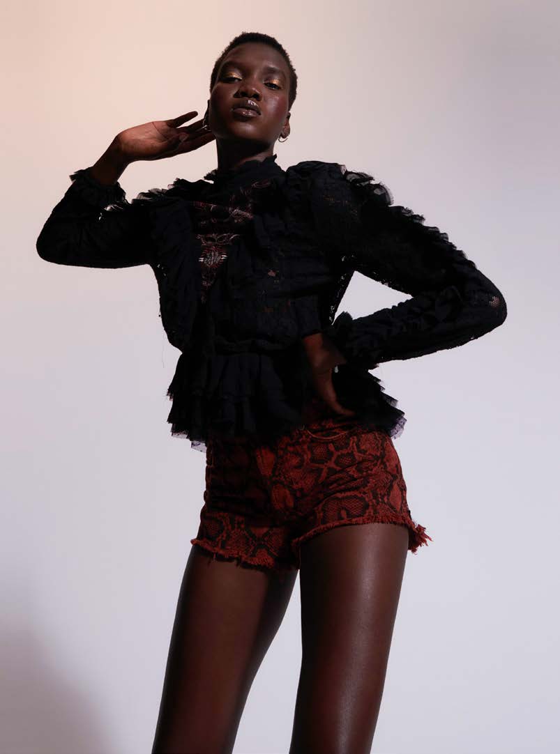 No:24407A | Name:AWAKENED EMBROIDERED LONGSLEEVE TOP | Color:Black | Size:XS【ONE TEASPOON】-ONE TEASPOON-ADDICTION FUKUOKA
