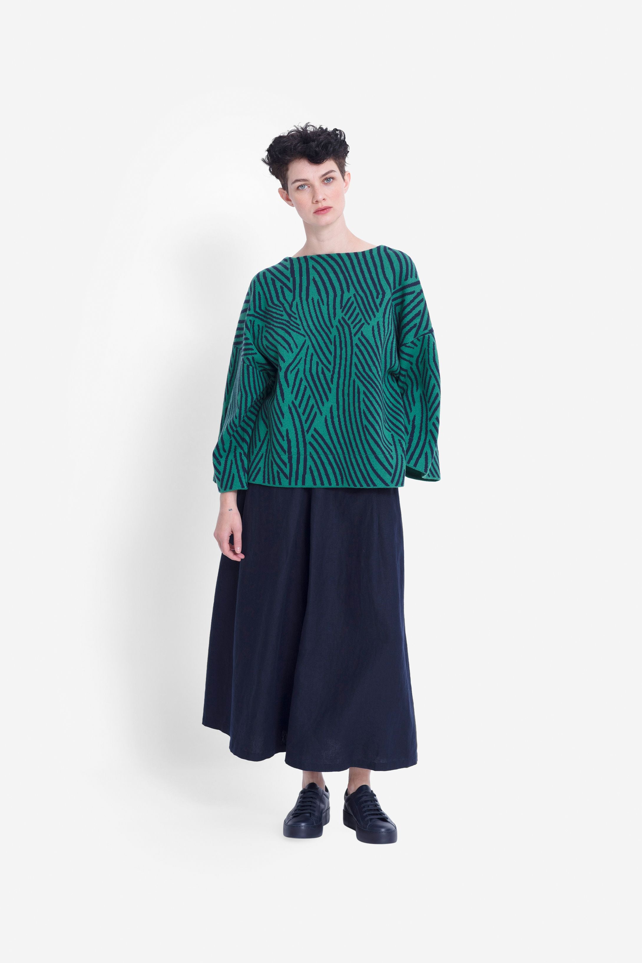 No:K0698 | Name:FRAJA SWEATER | Color:GREEN | Size-XS-S/S-M【ELK】-ELK-ADDICTION FUKUOKA