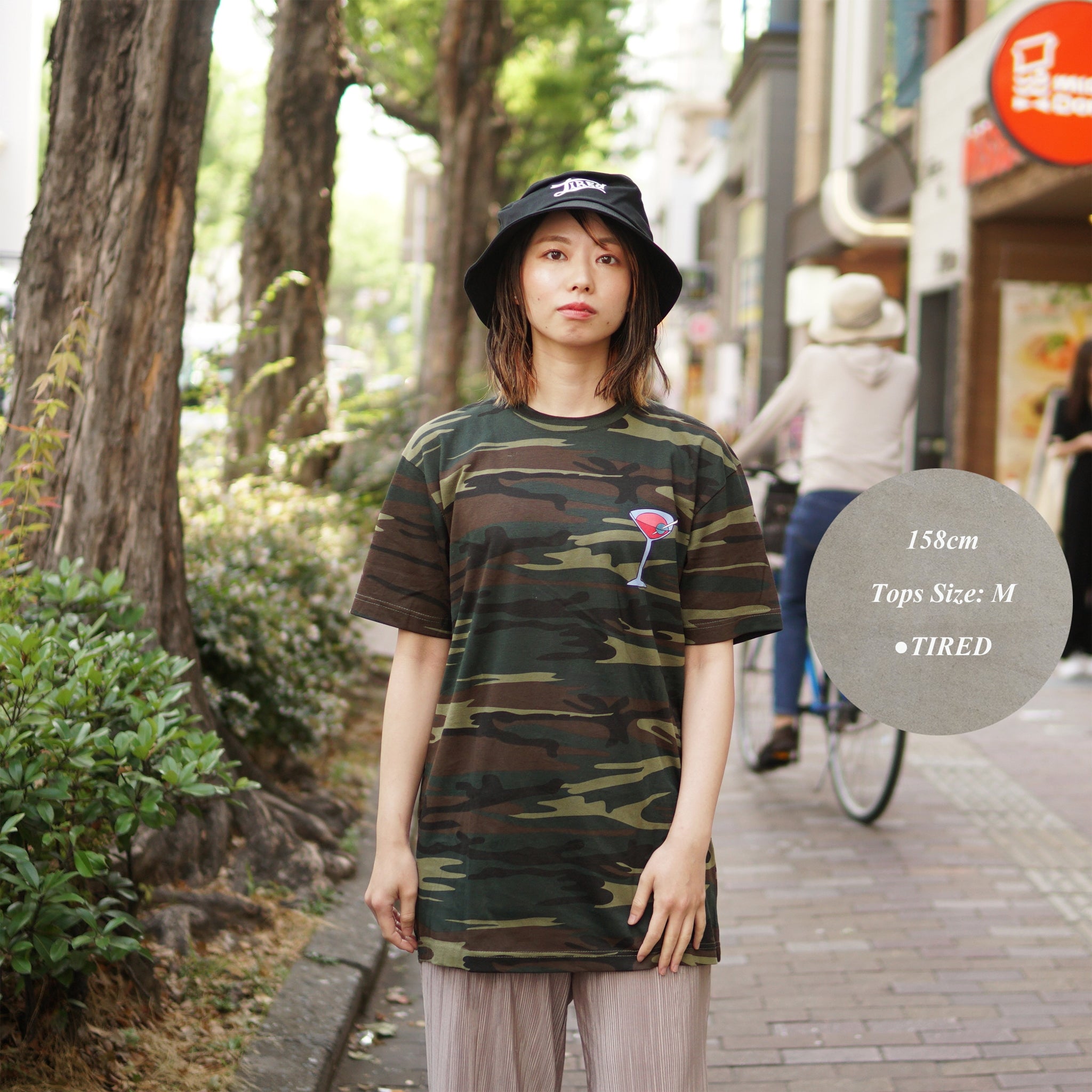 TS00162 | DIRTY MARTINI S/S TEE | Color:Camo【TIRED_タイレッド】【ネコポス選択可能】