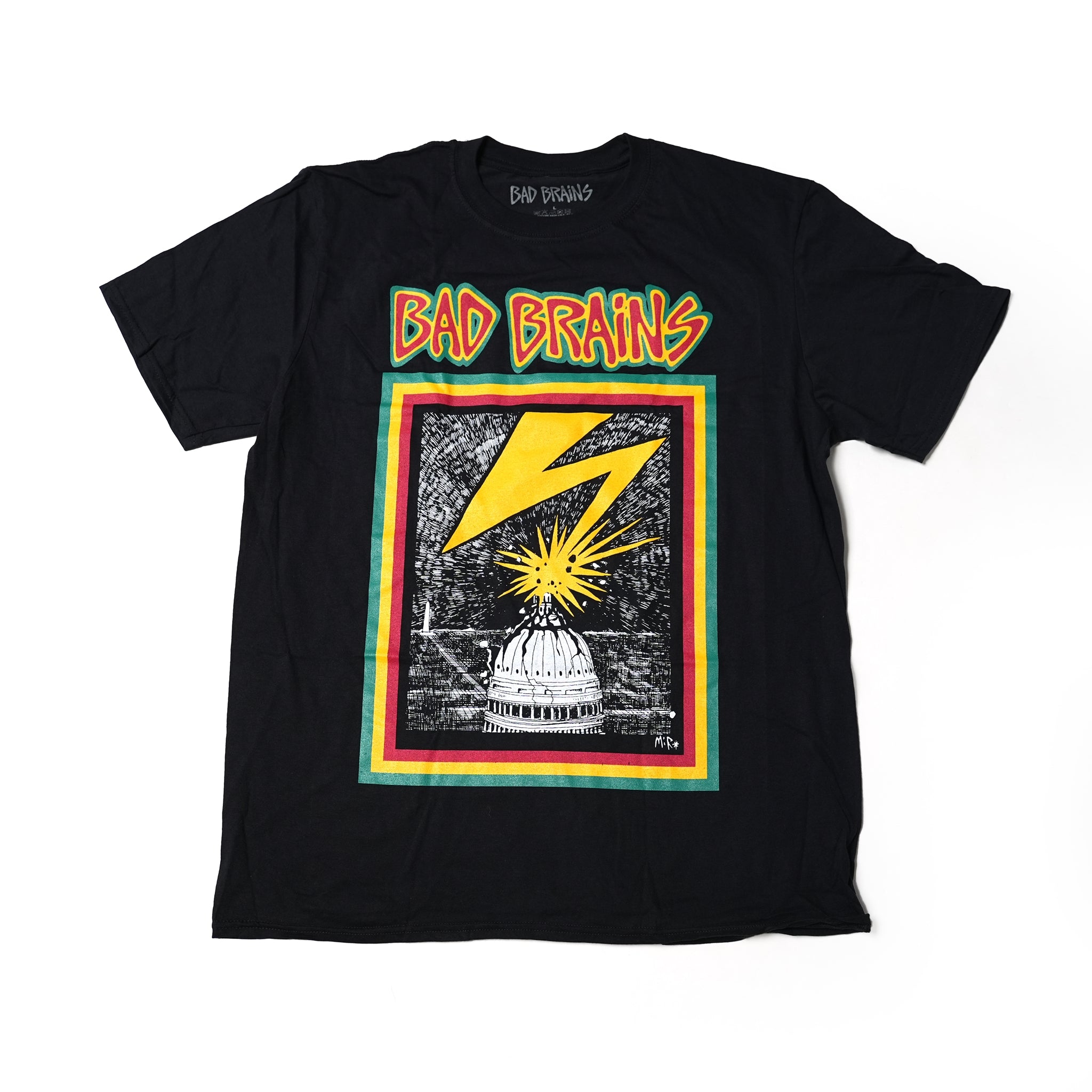No:BADBTS01MB | Name:BadBrains_Capitol Strike Tee |  Color:Black【ROCK OFF】【ネコポス選択可能】