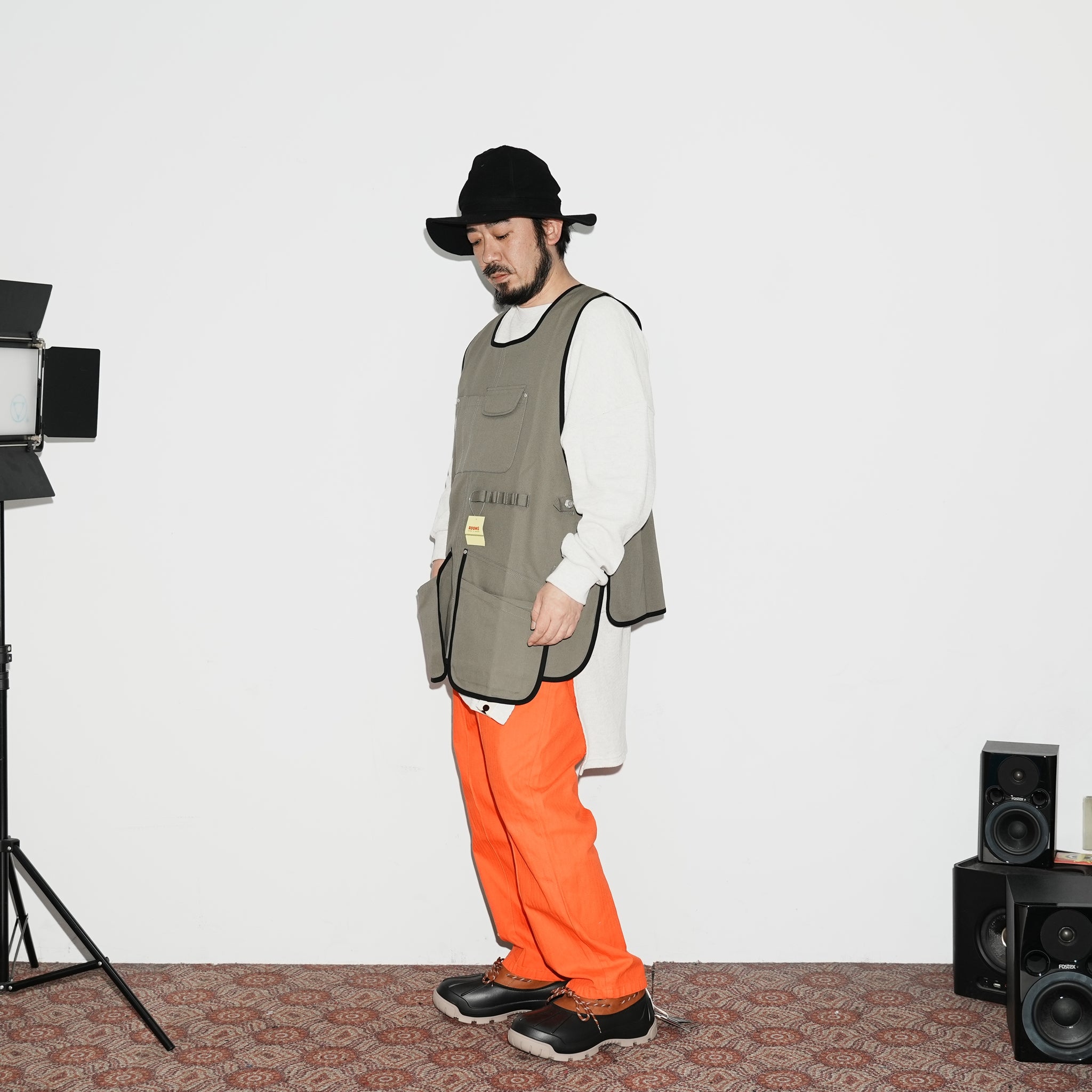 K-123N | アウトドアエプロン | Color:KH/BK BK/BK CA/CA【ROOMS_ルームス】