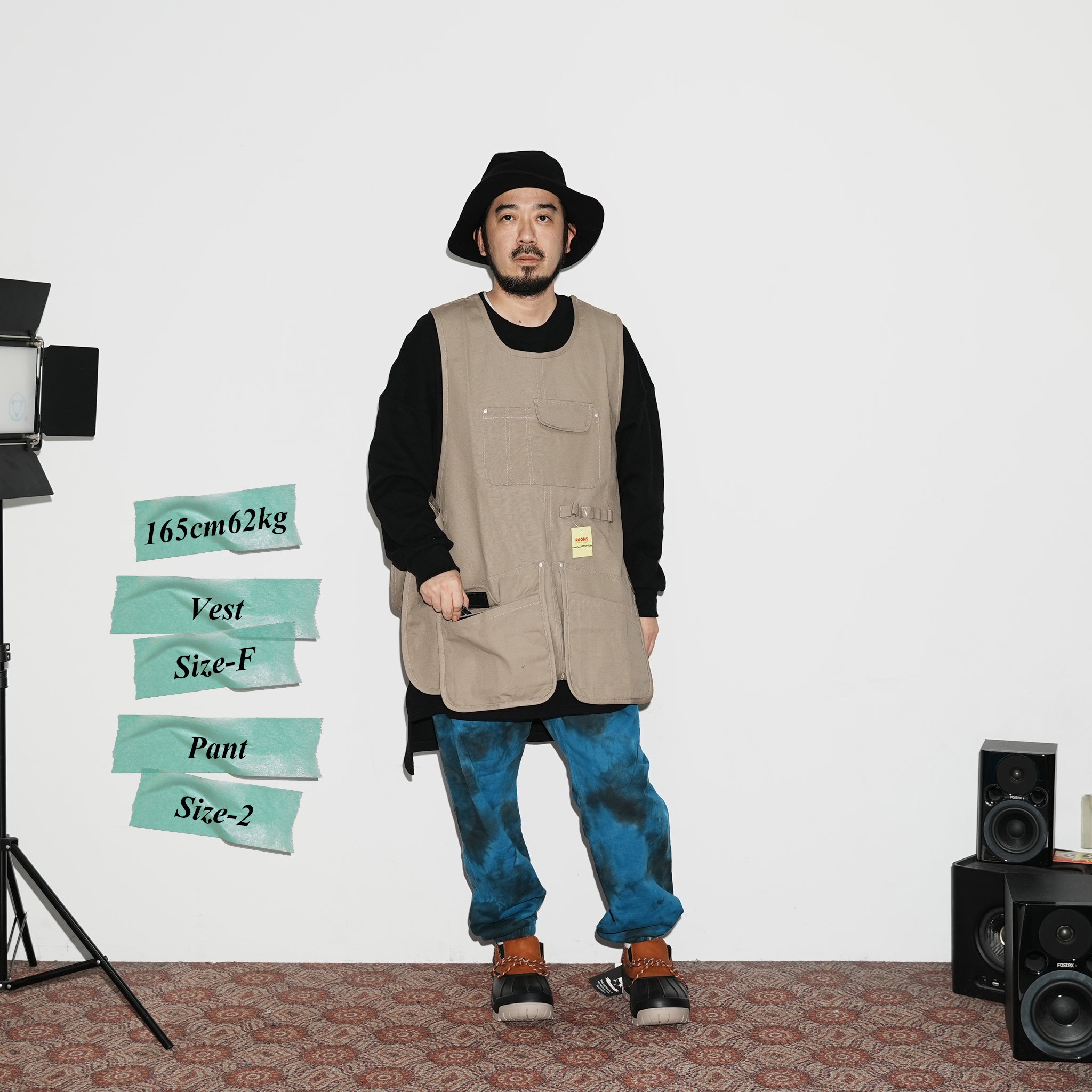 K-123N | アウトドアエプロン | Color:KH/BK BK/BK CA/CA【ROOMS_ルームス】