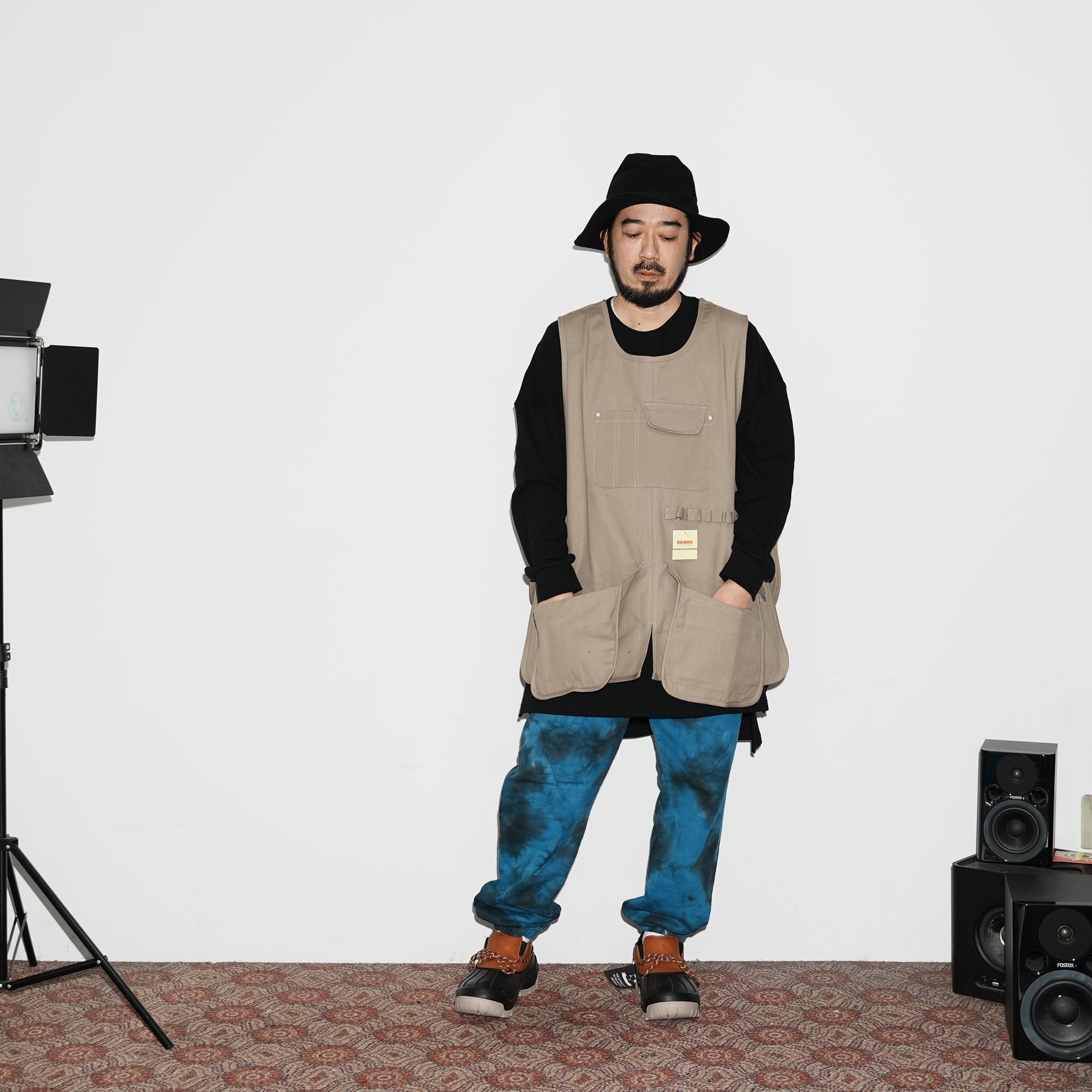 K-123N | アウトドアエプロン | Color:KH/BK BK/BK CA/CA【ROOMS_ルームス】