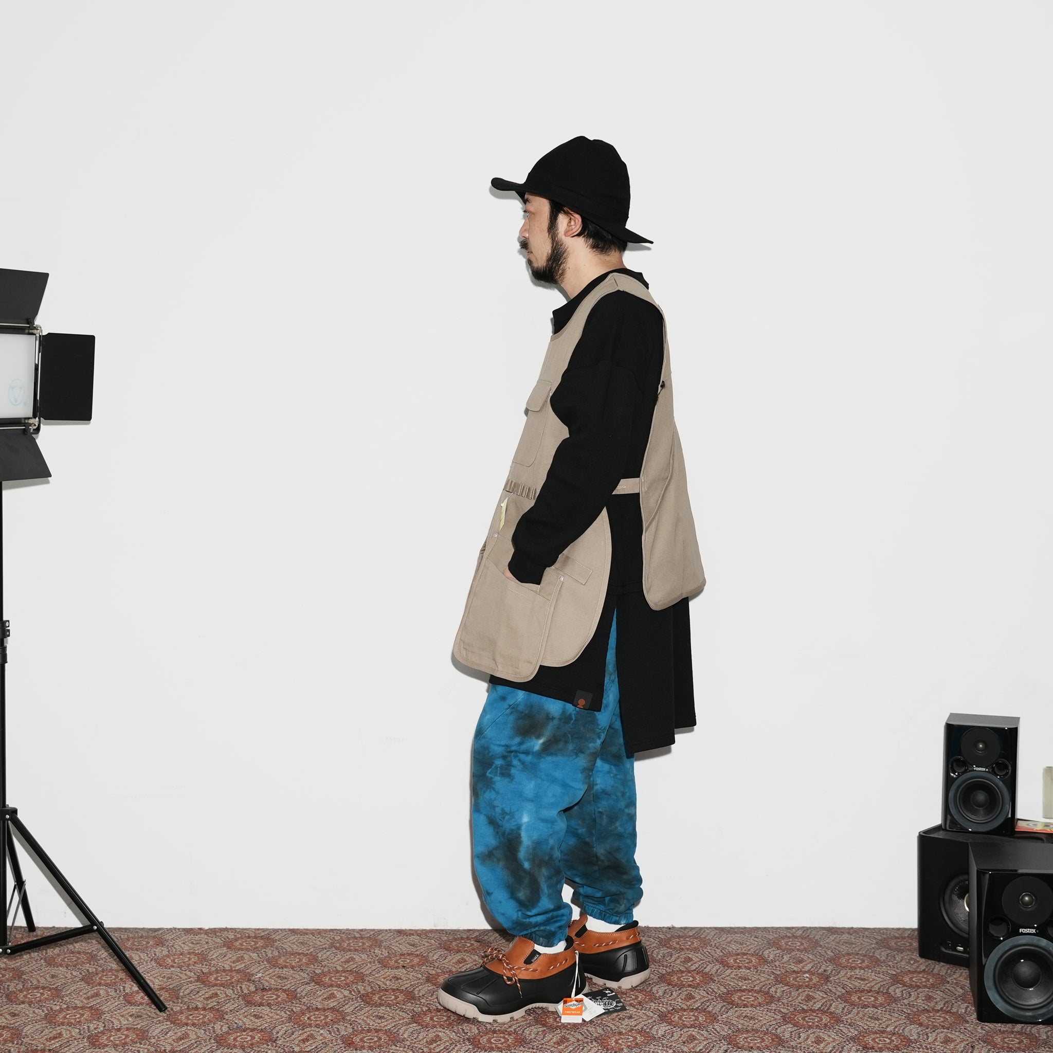 K-123N | アウトドアエプロン | Color:KH/BK BK/BK CA/CA【ROOMS_ルームス】