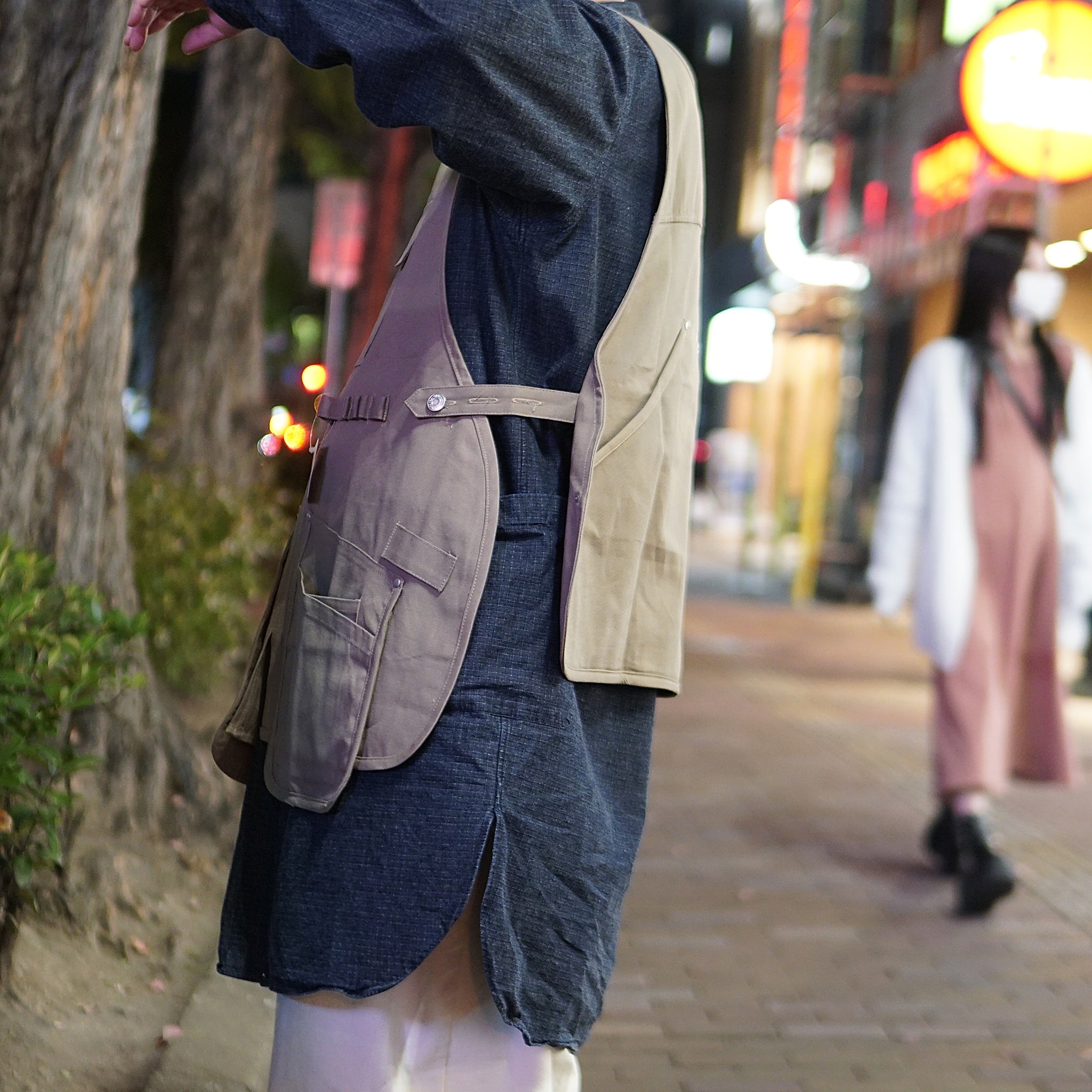 K-123N | アウトドアエプロン | Color:KH/BK BK/BK CA/CA【ROOMS_ルームス】