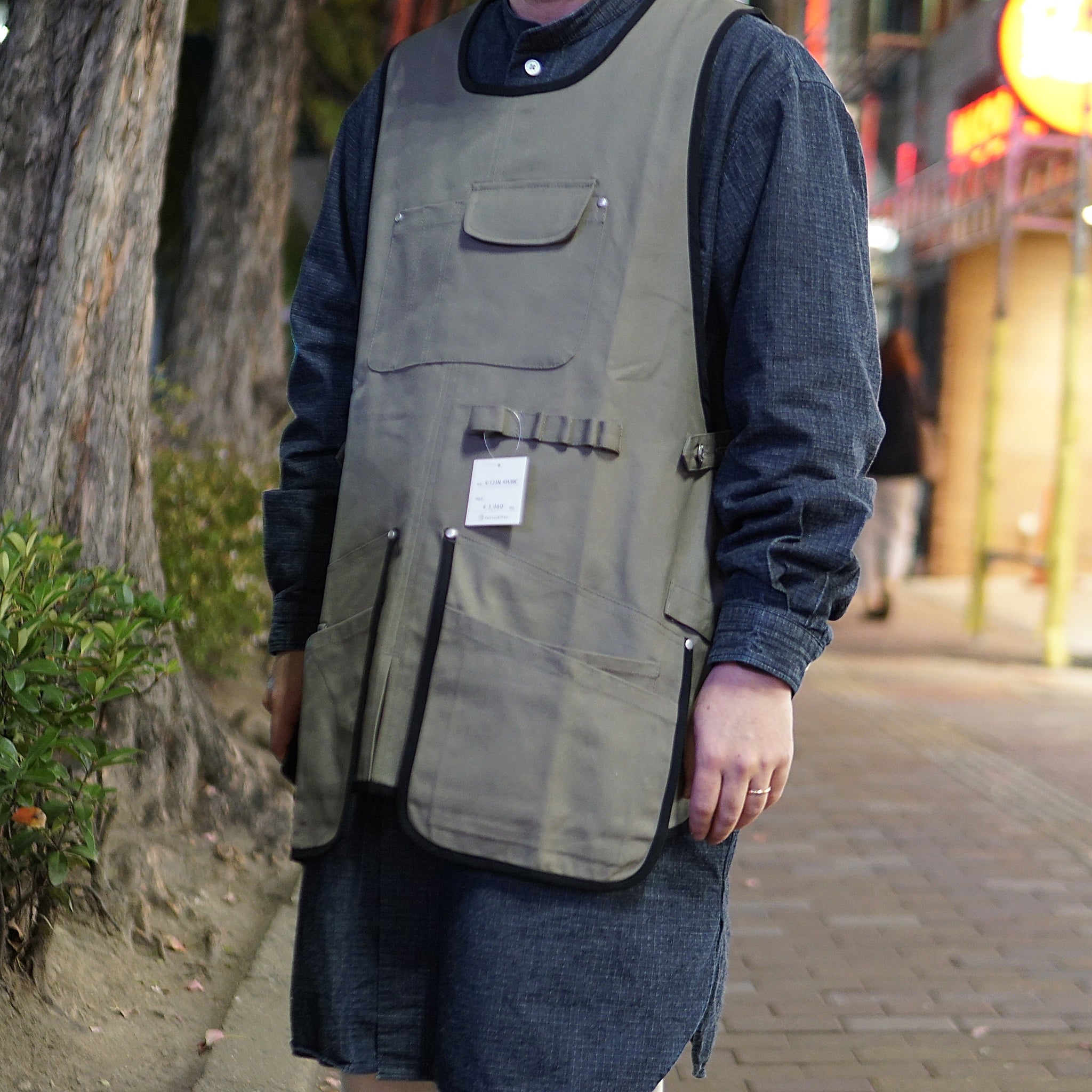 K-123N | アウトドアエプロン | Color:KH/BK BK/BK CA/CA【ROOMS_ルームス】