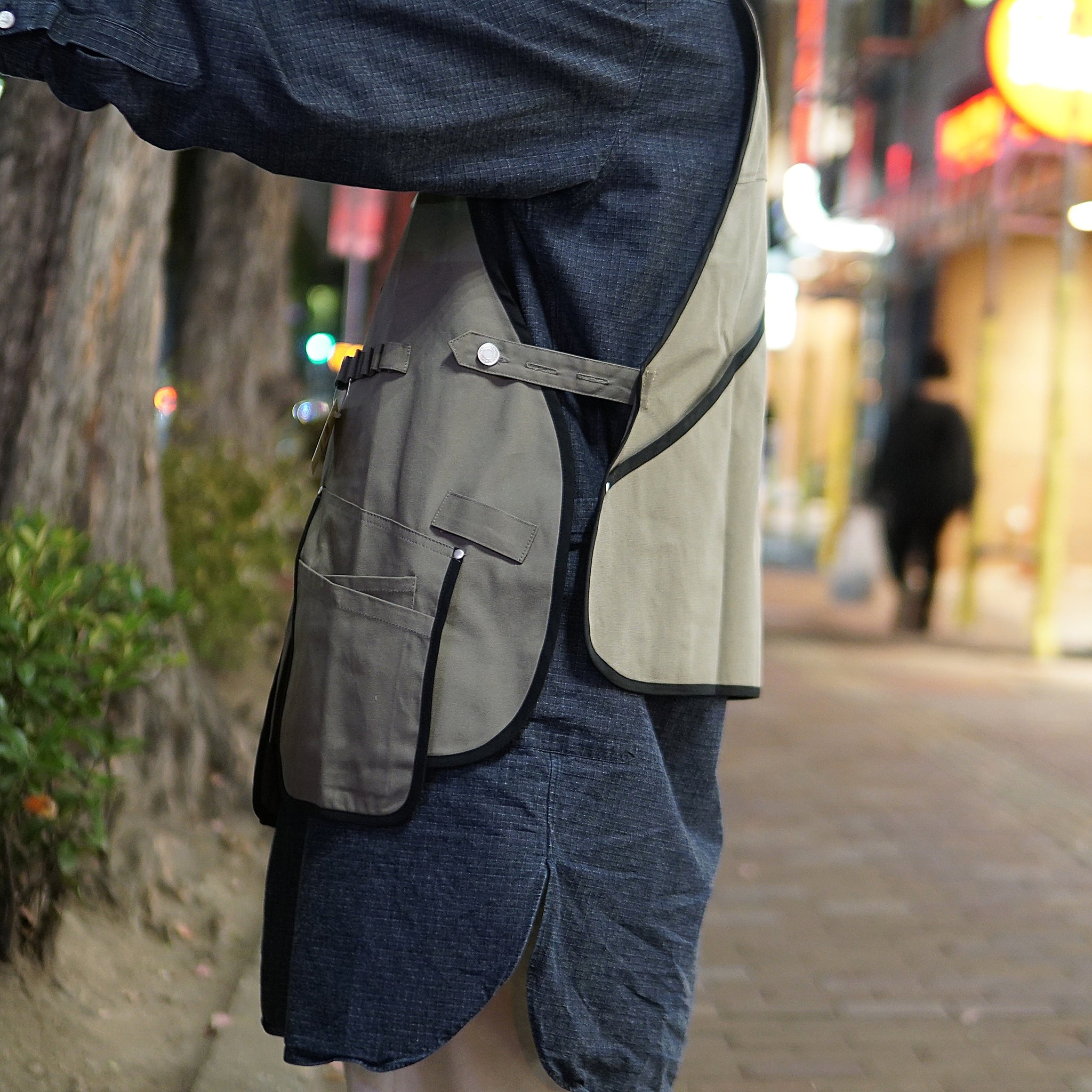 K-123N | アウトドアエプロン | Color:KH/BK BK/BK CA/CA【ROOMS_ルームス】