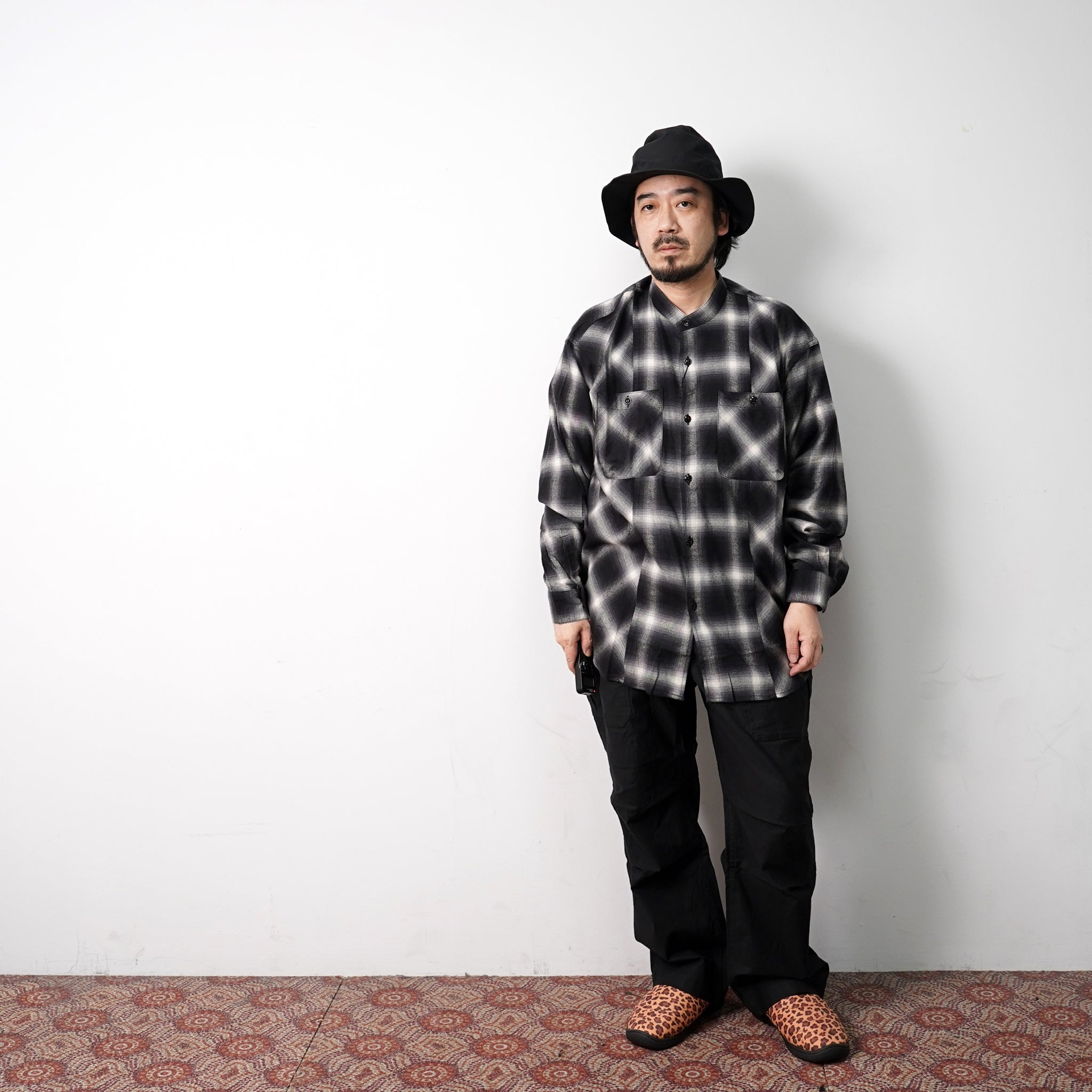 KL21FPT66 | Reuben | Color:Khaki/Black | SIZE:40【KELEN MEN_ケレン】【FK】