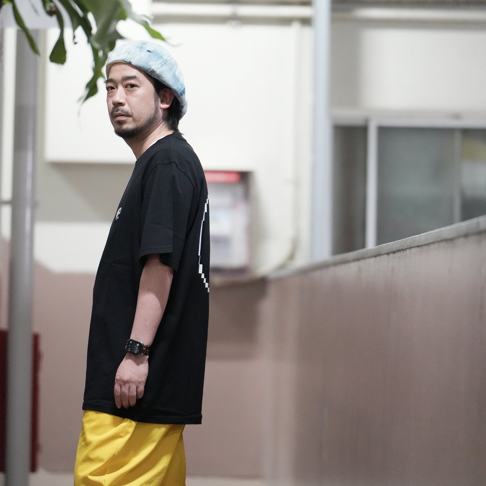 No:TSO-B-ES-YINYANG/BP | Name:yin yang OVERSIZE T-SHIRT - BRICKTOWN_The Classics Mix of Pixel Arts | Color:Black | Size:S/M/L【BRICKTOWN_ブリックタウン】【archive】