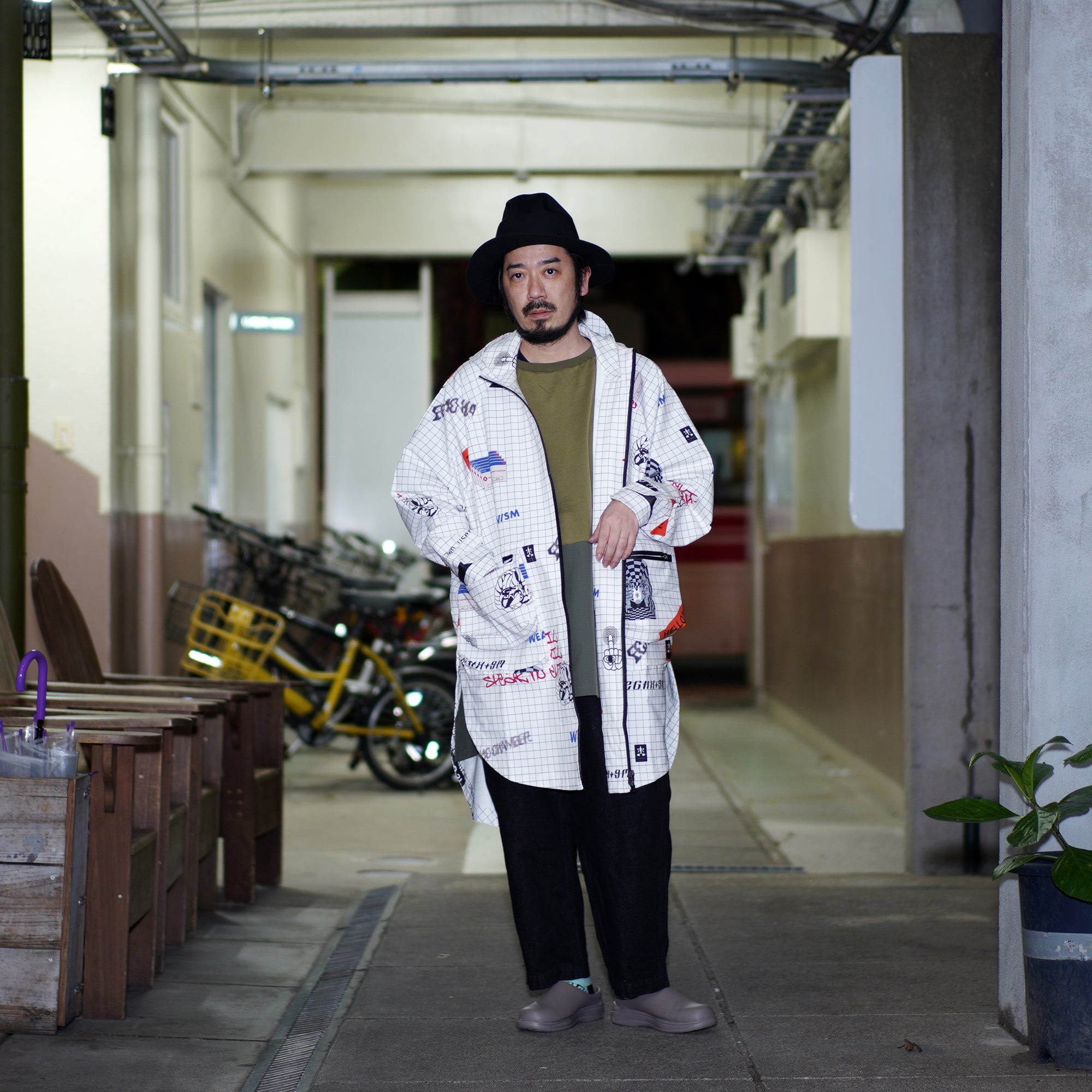 No:WDM16R0611B | Name:Flamer Jacket - Social Print | Size-Free【WEAVISM】-WEAVISM-ADDICTION FUKUOKA