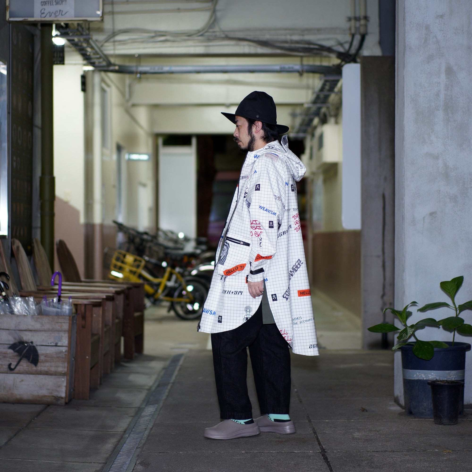 No:WDM16R0611B | Name:Flamer Jacket - Social Print | Size-Free【WEAVISM】-WEAVISM-ADDICTION FUKUOKA
