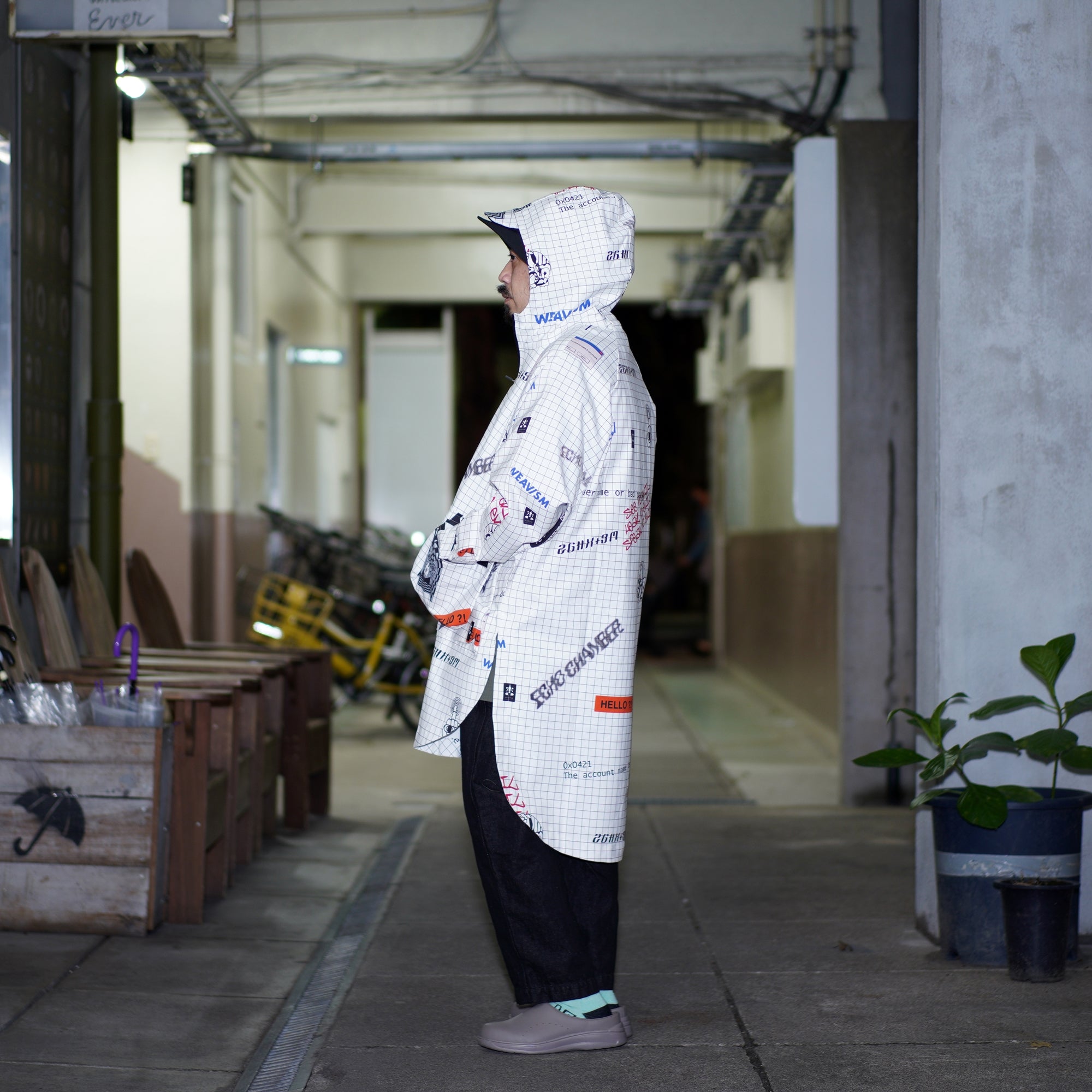 No:WDM16R0611B | Name:Flamer Jacket - Social Print | Size-Free【WEAVISM】-WEAVISM-ADDICTION FUKUOKA
