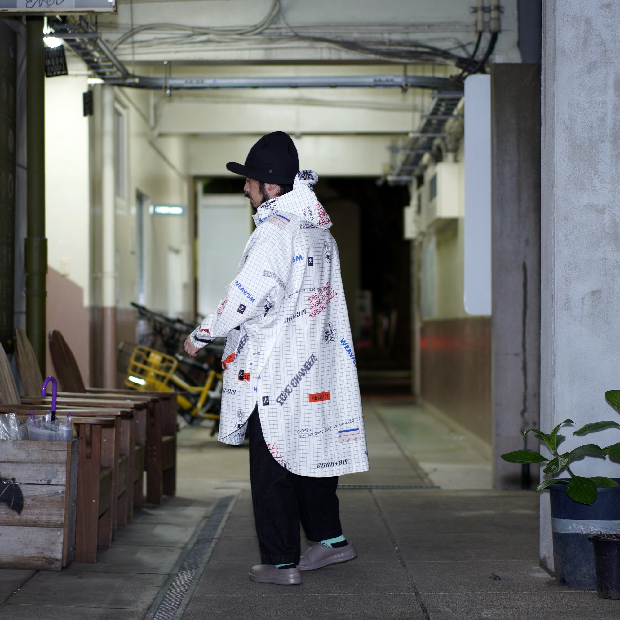 No:WDM16R0611B | Name:Flamer Jacket - Social Print | Size-Free【WEAVISM】-WEAVISM-ADDICTION FUKUOKA