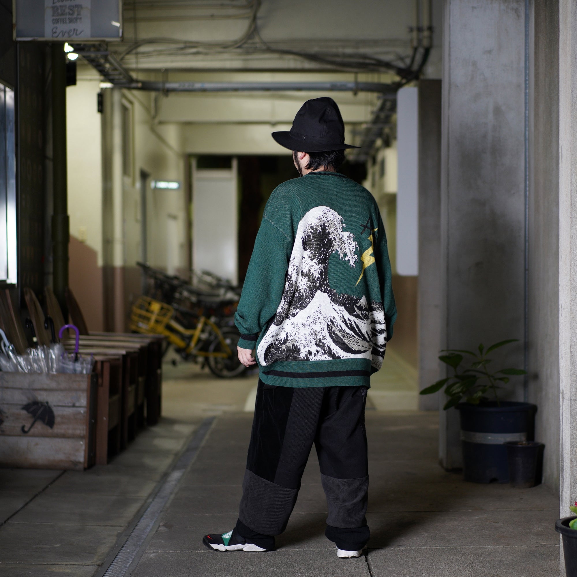No:MK22A-K-18 | Name:Anacroism | Color:Blk/Grn | Size:1/2【MASTERKEY】-MASTERKEY-ADDICTION FUKUOKA