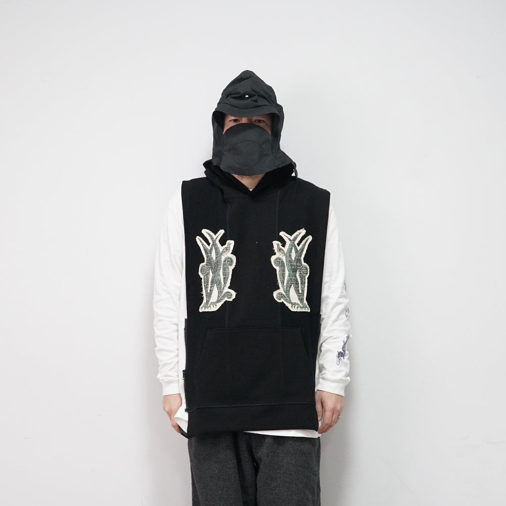 No:ACRS22-T01 | Name:MANDRAGORA HOODIE | Color:Black | Size:Free【(A)CRYPSIS®】【SEIVSON_セイヴソン】