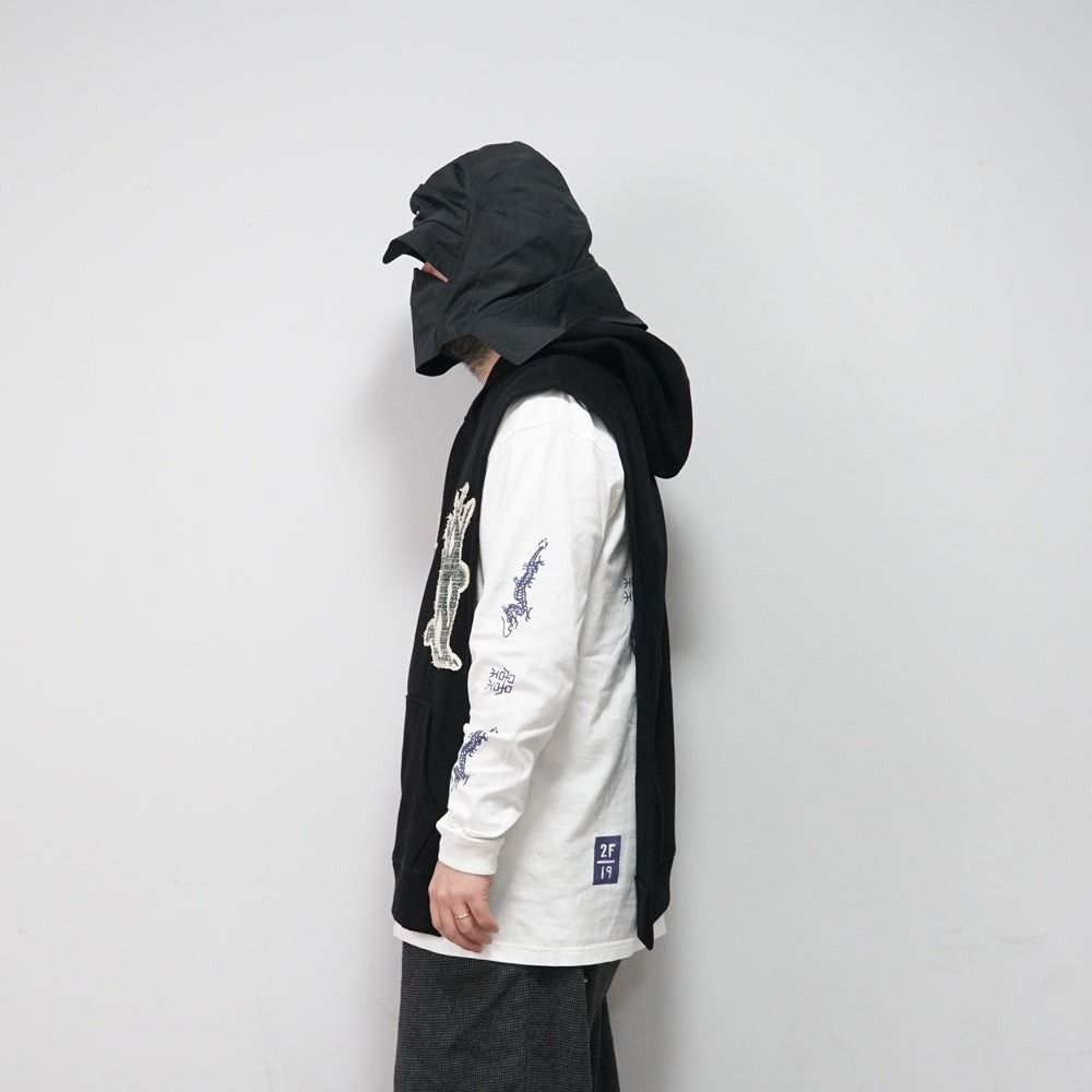 No:ACRS22-T01 | Name:MANDRAGORA HOODIE | Color:Black | Size:Free【(A)CRYPSIS®】【SEIVSON_セイヴソン】