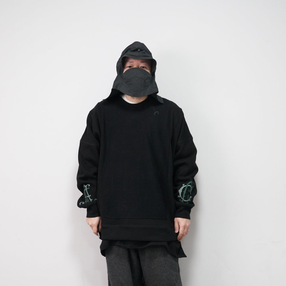 No:ACRS22-T01 | Name:MANDRAGORA HOODIE | Color:Black | Size:Free【(A)CRYPSIS®】【SEIVSON_セイヴソン】