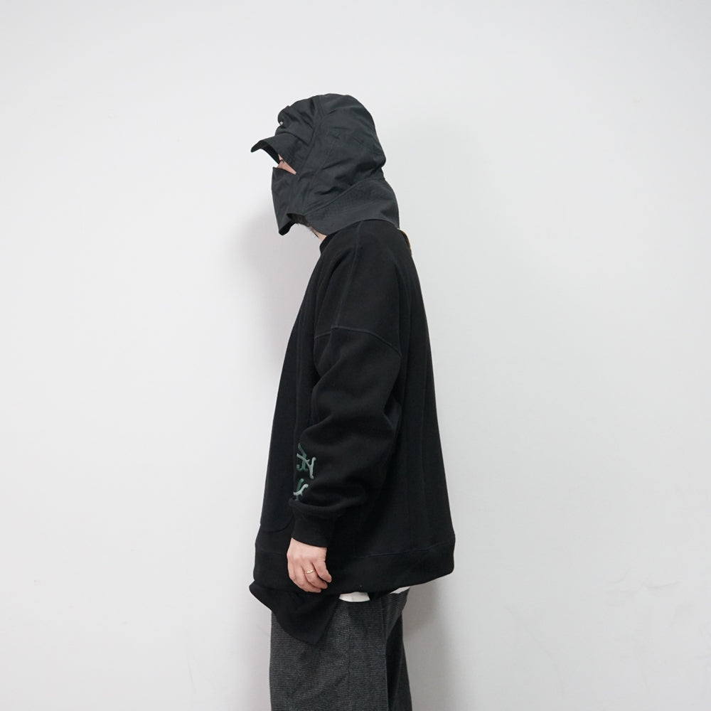No:ACRS22-T01 | Name:MANDRAGORA HOODIE | Color:Black | Size:Free【(A)CRYPSIS®】【SEIVSON_セイヴソン】