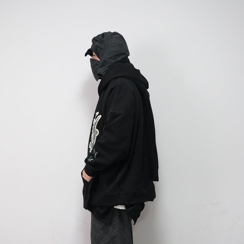 No:ACRS22-T01 | Name:MANDRAGORA HOODIE | Color:Black | Size:Free【(A)CRYPSIS®】【SEIVSON_セイヴソン】