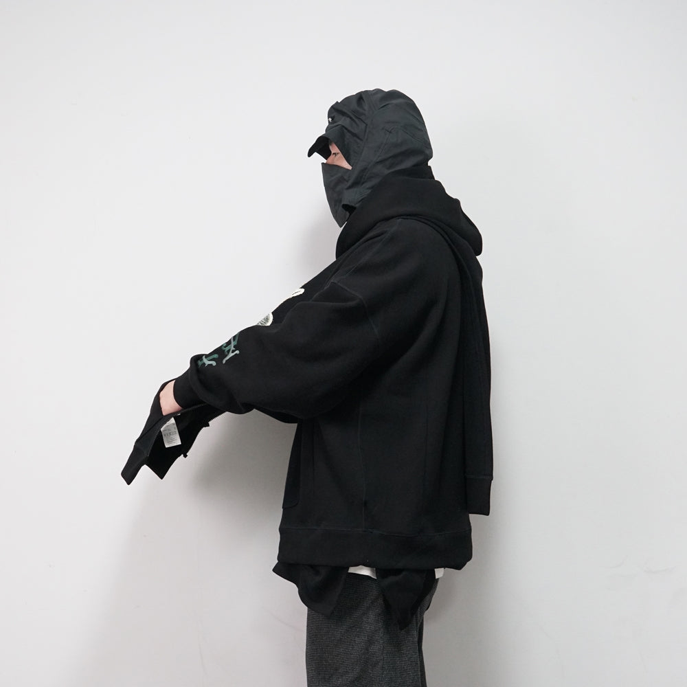 No:ACRS22-T01 | Name:MANDRAGORA HOODIE | Color:Black | Size:Free【(A)CRYPSIS®】【SEIVSON_セイヴソン】