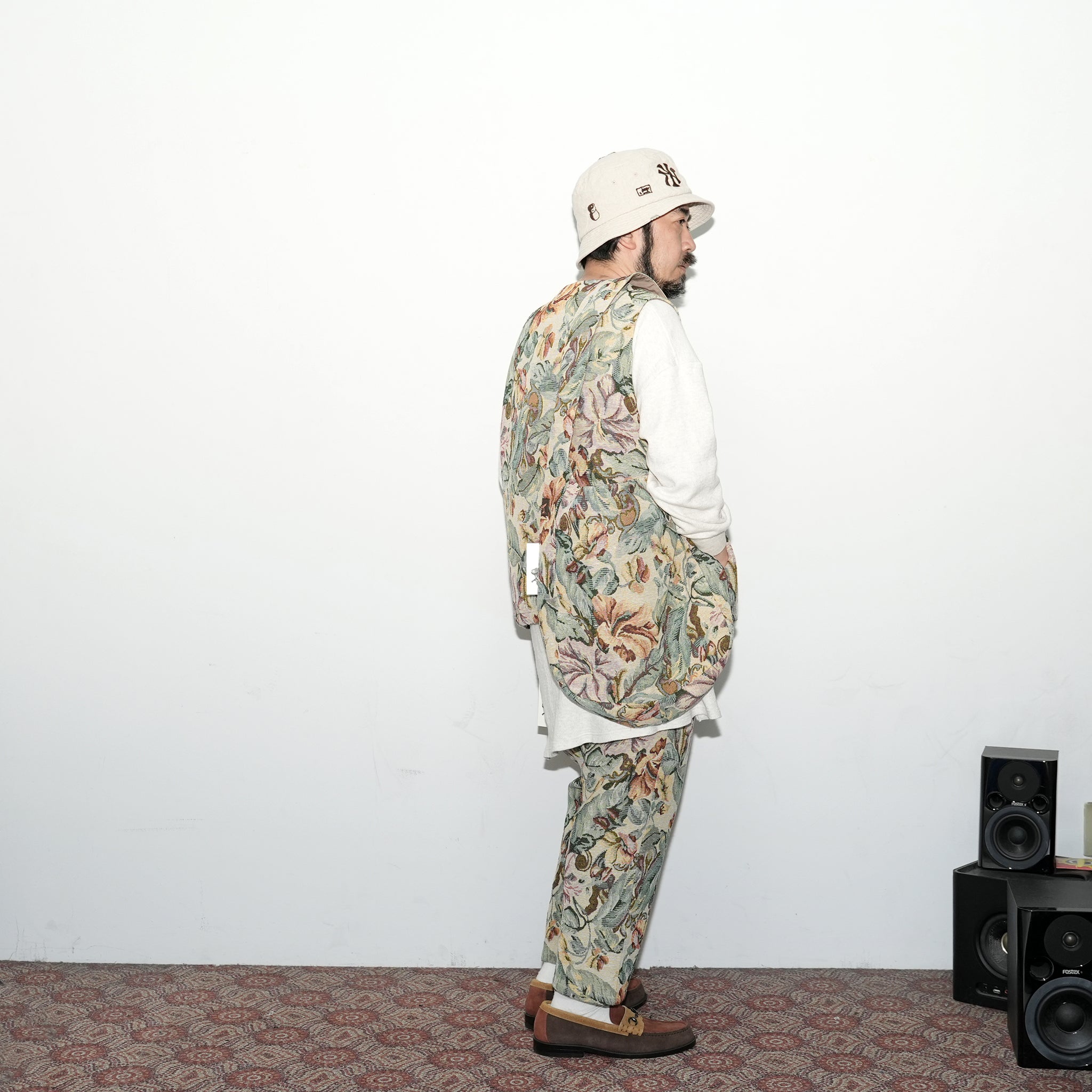 No:VOO-1120 | Name:GOBELIN EGO BAG | Color:Beige/Green/Black【VOO_ヴォー】【archive】
