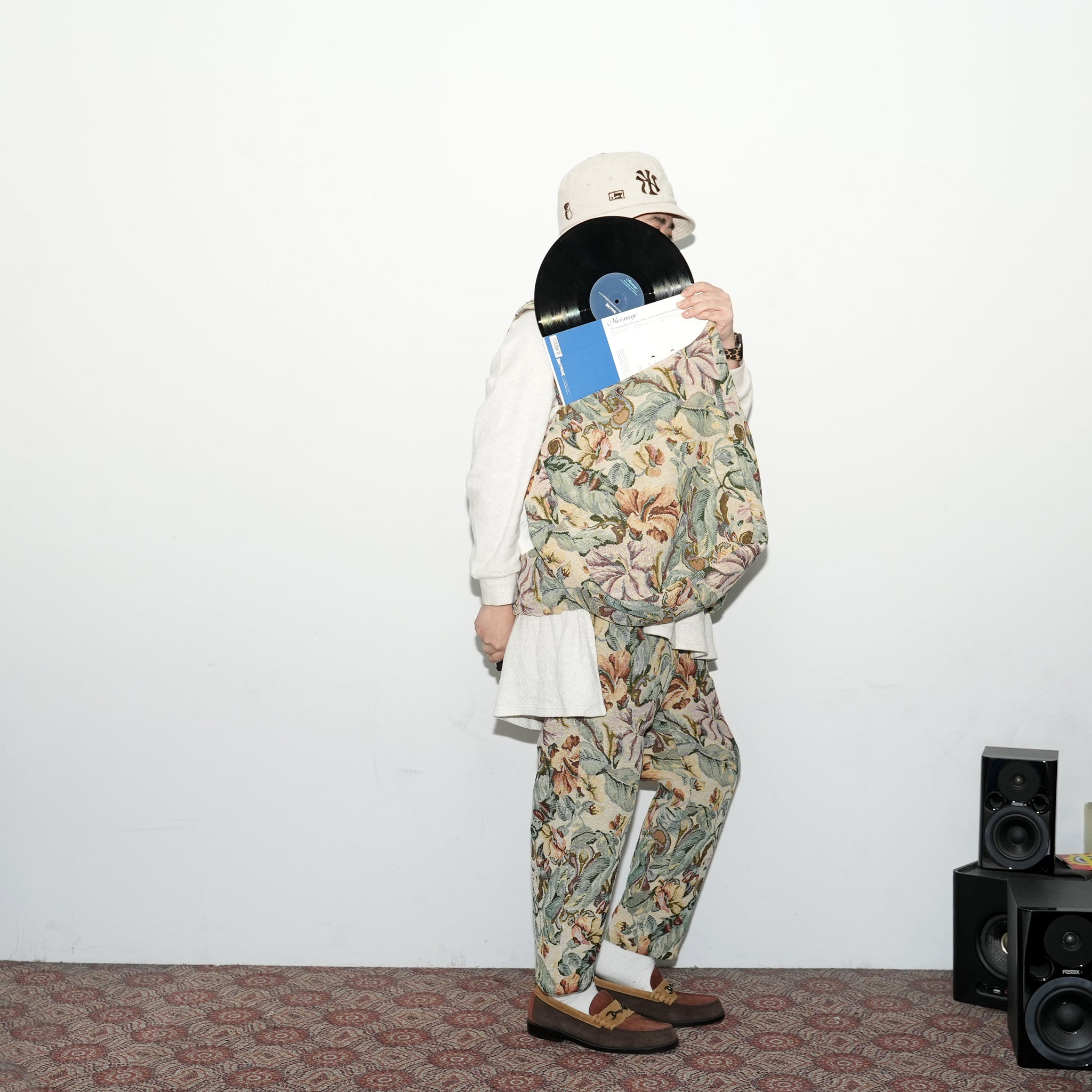 No:VOO-1120 | Name:GOBELIN EGO BAG | Color:Beige/Green/Black【VOO_ヴォー】【archive】