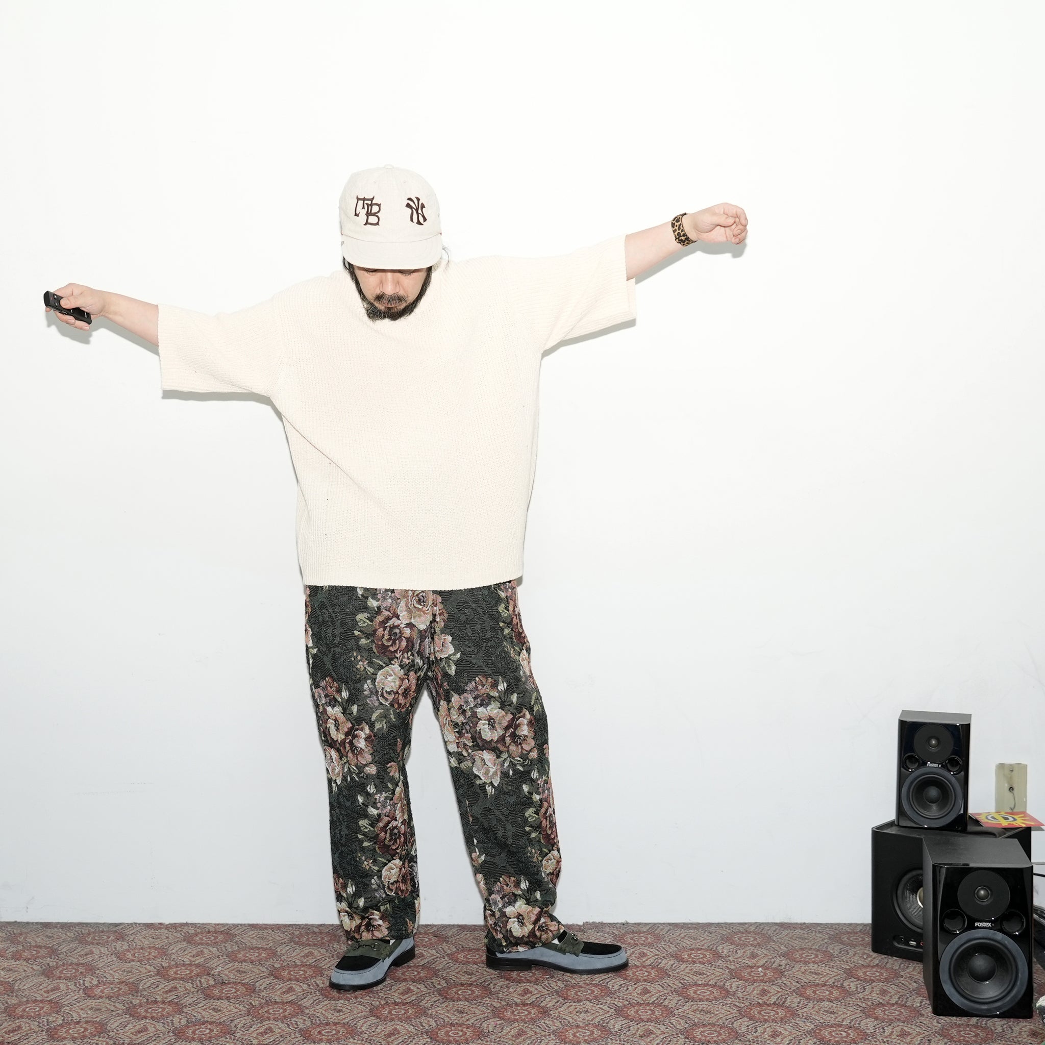 No:VOO-1127 | Name:SPEKNIT 3/5 | Color:Natural/Orange/Sumi Black【VOO_ヴォー】【archive】