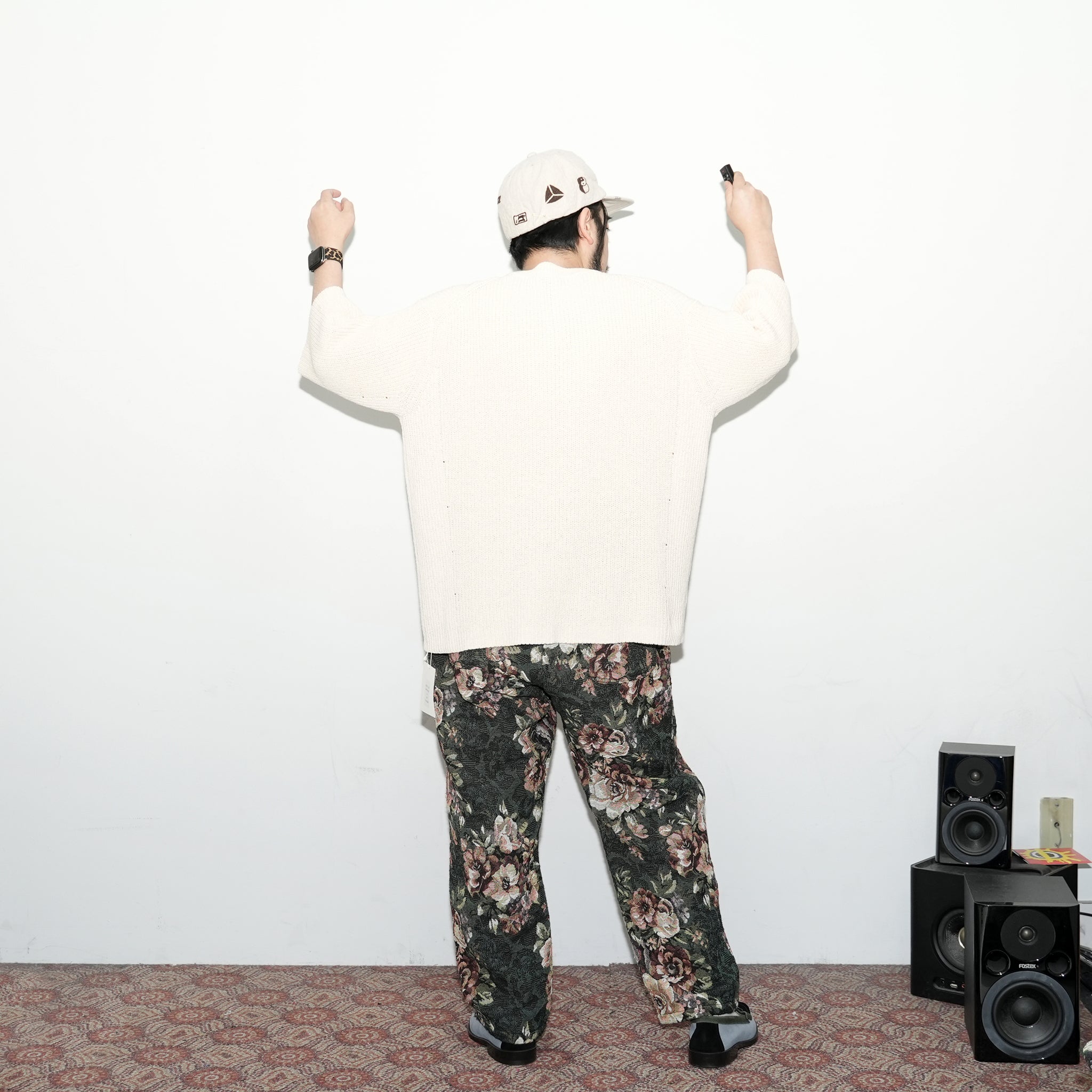 No:VOO-1127 | Name:SPEKNIT 3/5 | Color:Natural/Orange/Sumi Black【VOO_ヴォー】【archive】