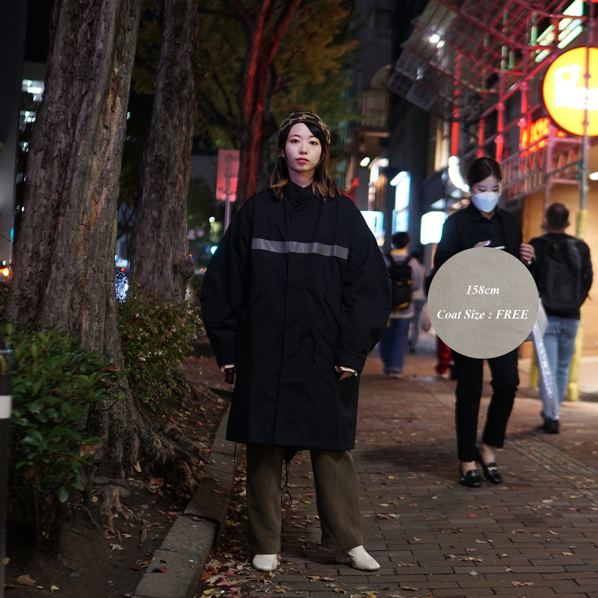 9020SS-AN-CO01 | KUDOS 51 REFLECT COAT | Color:Black/White | Style:【VARDE77_バルデセブンティセブン】
