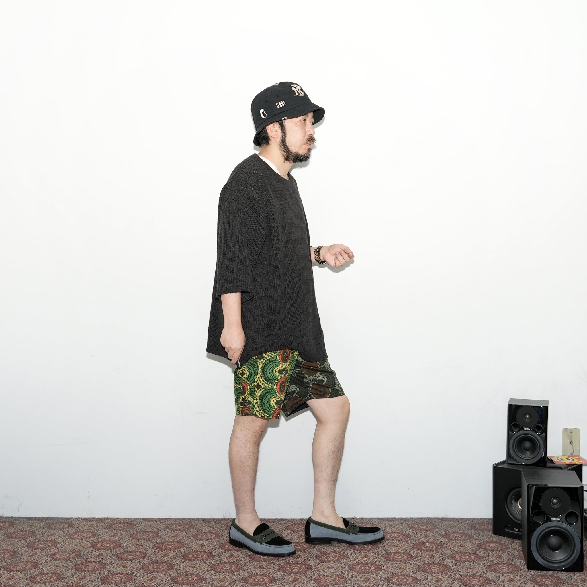 No:VOO-1127 | Name:SPEKNIT 3/5 | Color:Natural/Orange/Sumi Black【VOO_ヴォー】【archive】