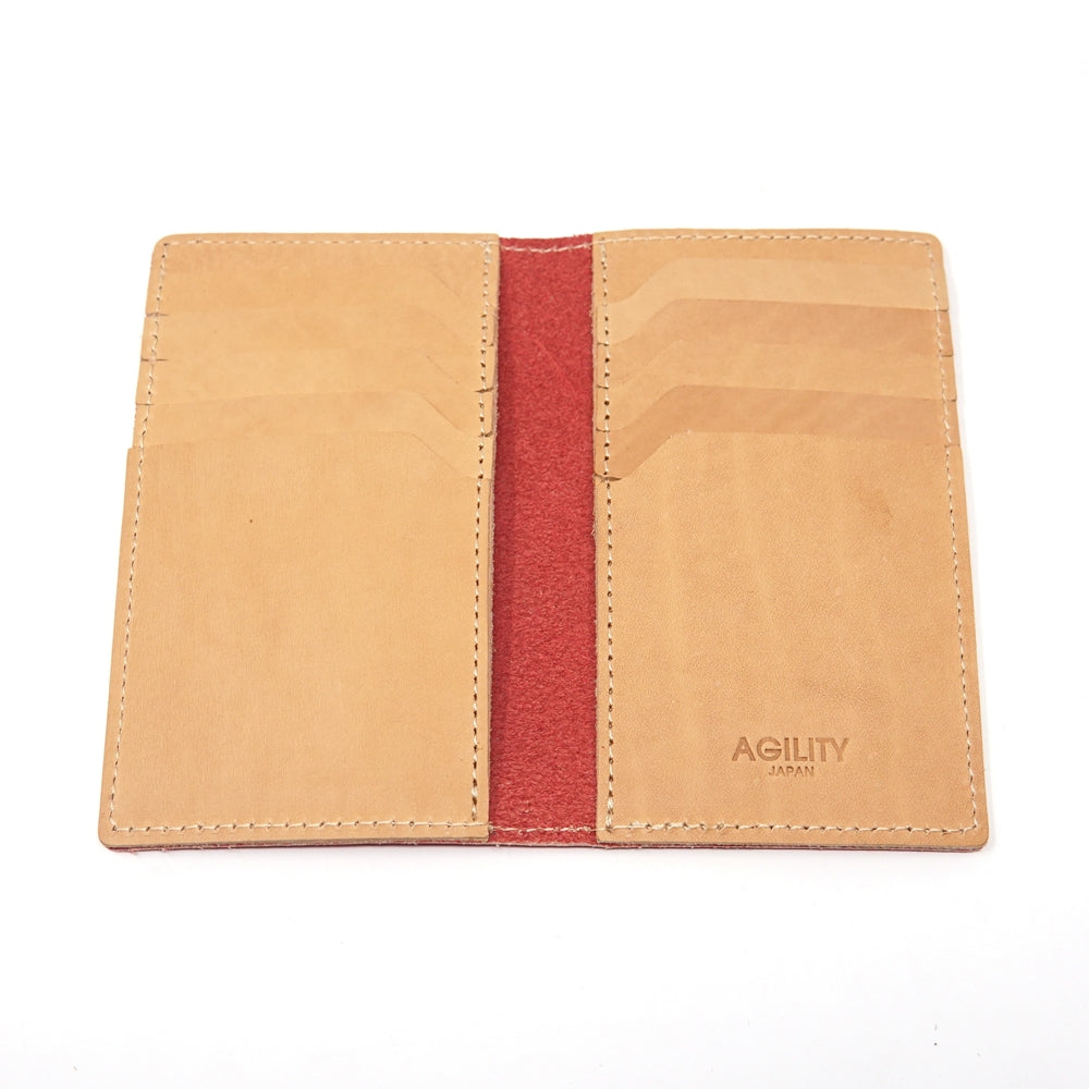 No:12169078-agility | Name:ディジェム 東京レザー | Color:Black/Pink | 10枚のカードが一目で見わたせるスリムな本革カードケース 薄型 二つ折り【AGILITY affa(アジリティアッファ)】(1216)-AGILITY-ADDICTION FUKUOKA