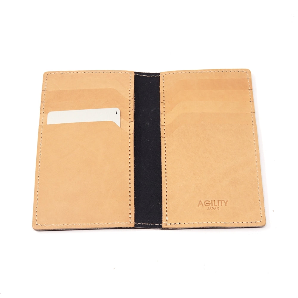 No:12169078-agility | Name:ディジェム 東京レザー | Color:Black/Pink | 10枚のカードが一目で見わたせるスリムな本革カードケース 薄型 二つ折り【AGILITY affa(アジリティアッファ)】(1216)-AGILITY-ADDICTION FUKUOKA