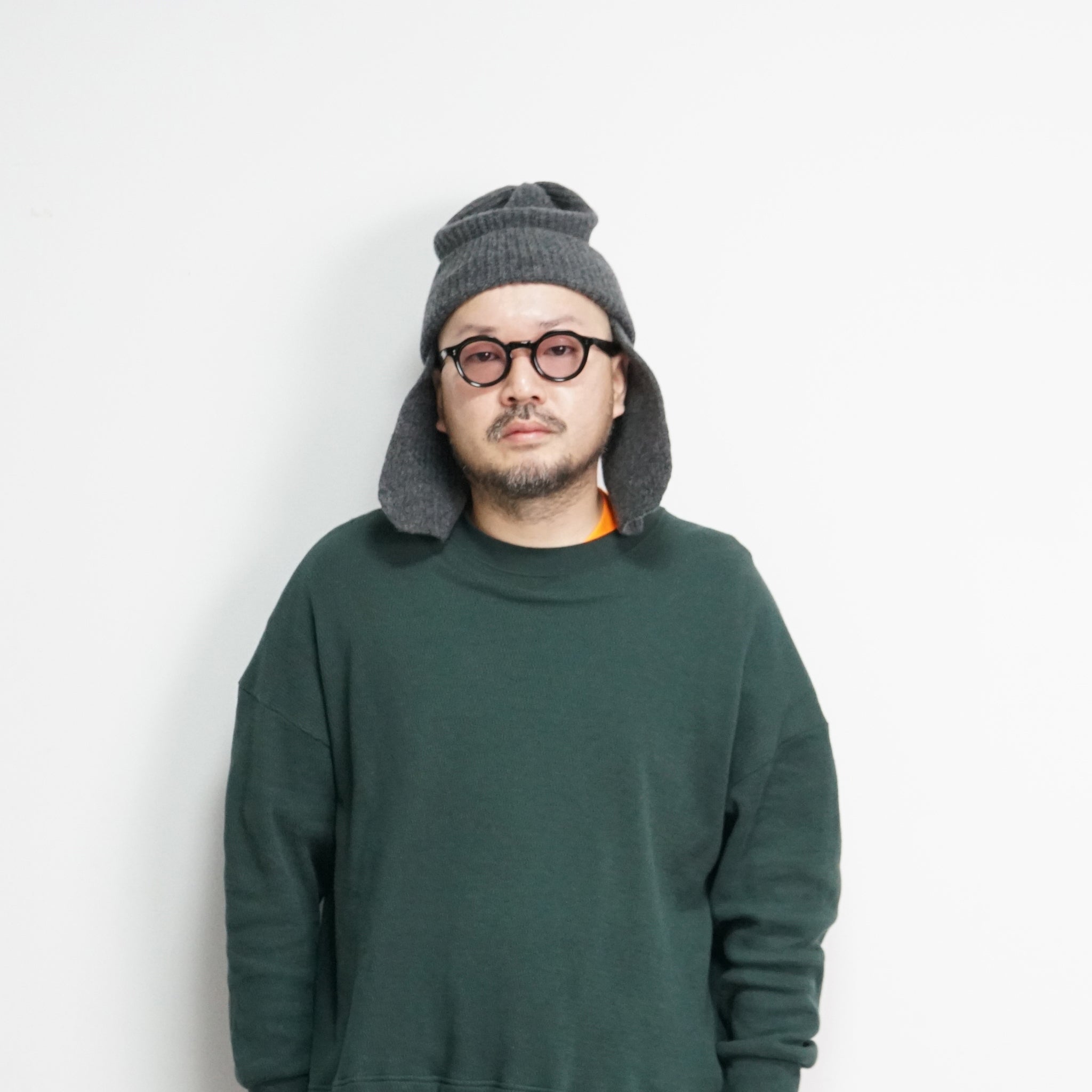 Ear Tab Knit Watch – Black/Gray/O.White | RACAL【ネコポス選択可能】