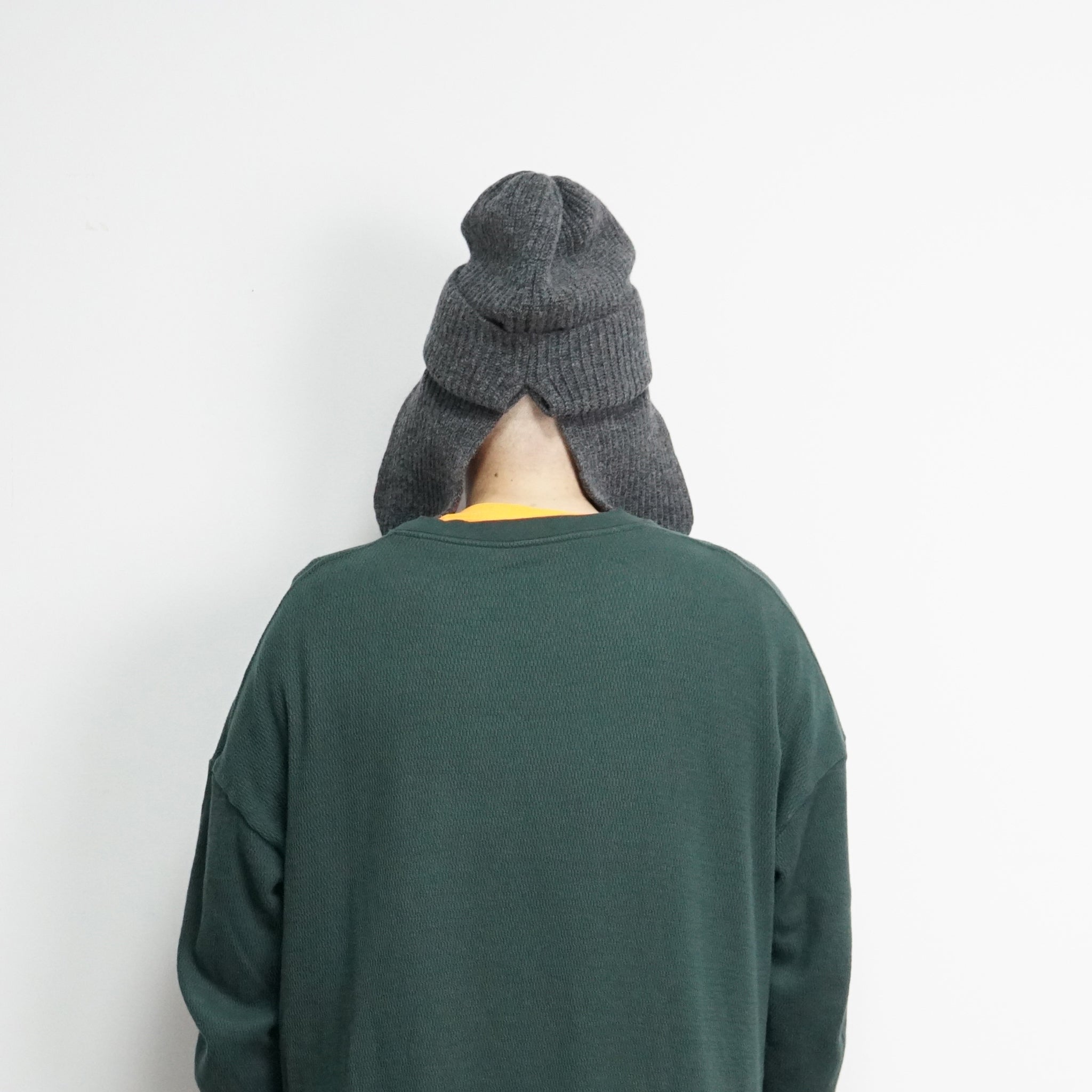 Ear Tab Knit Watch – Black/Gray/O.White | RACAL【ネコポス選択可能】