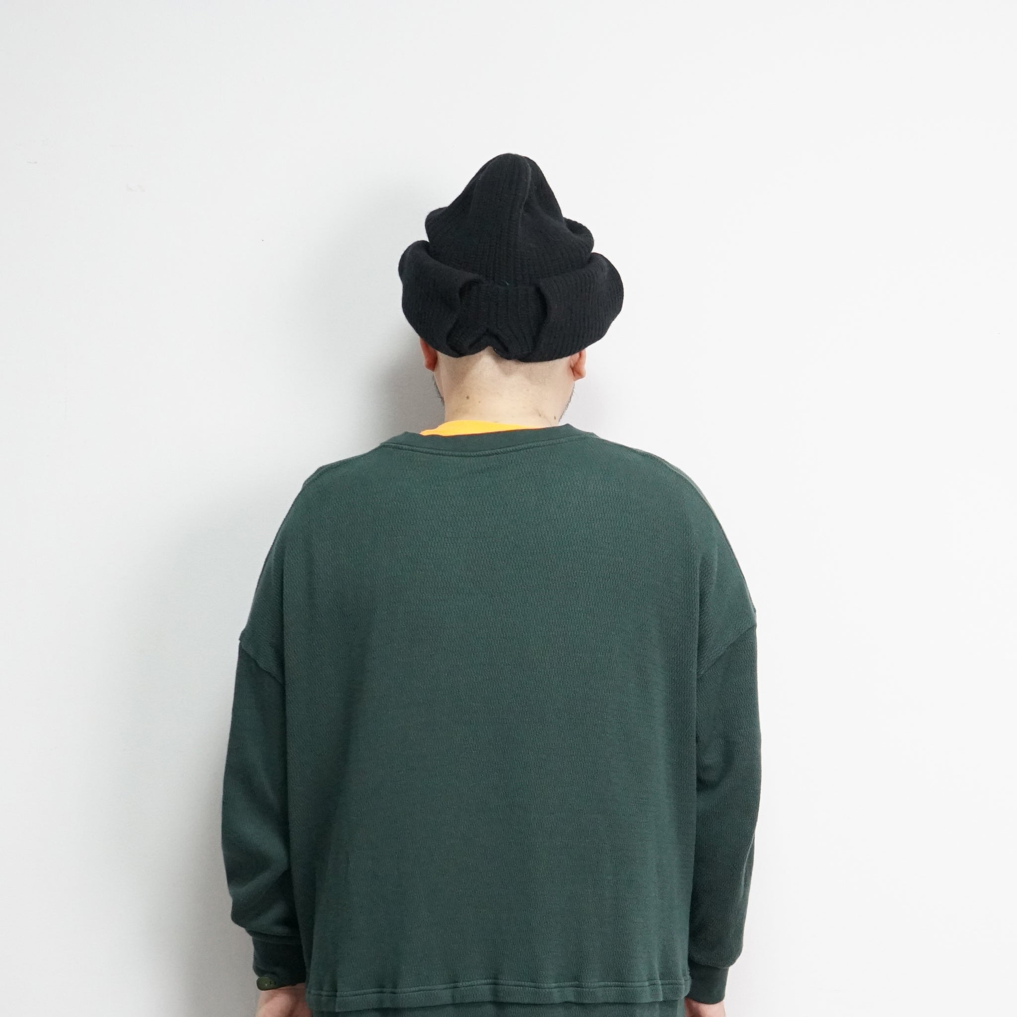 Ear Tab Knit Watch – Black/Gray/O.White | RACAL【ネコポス選択可能】