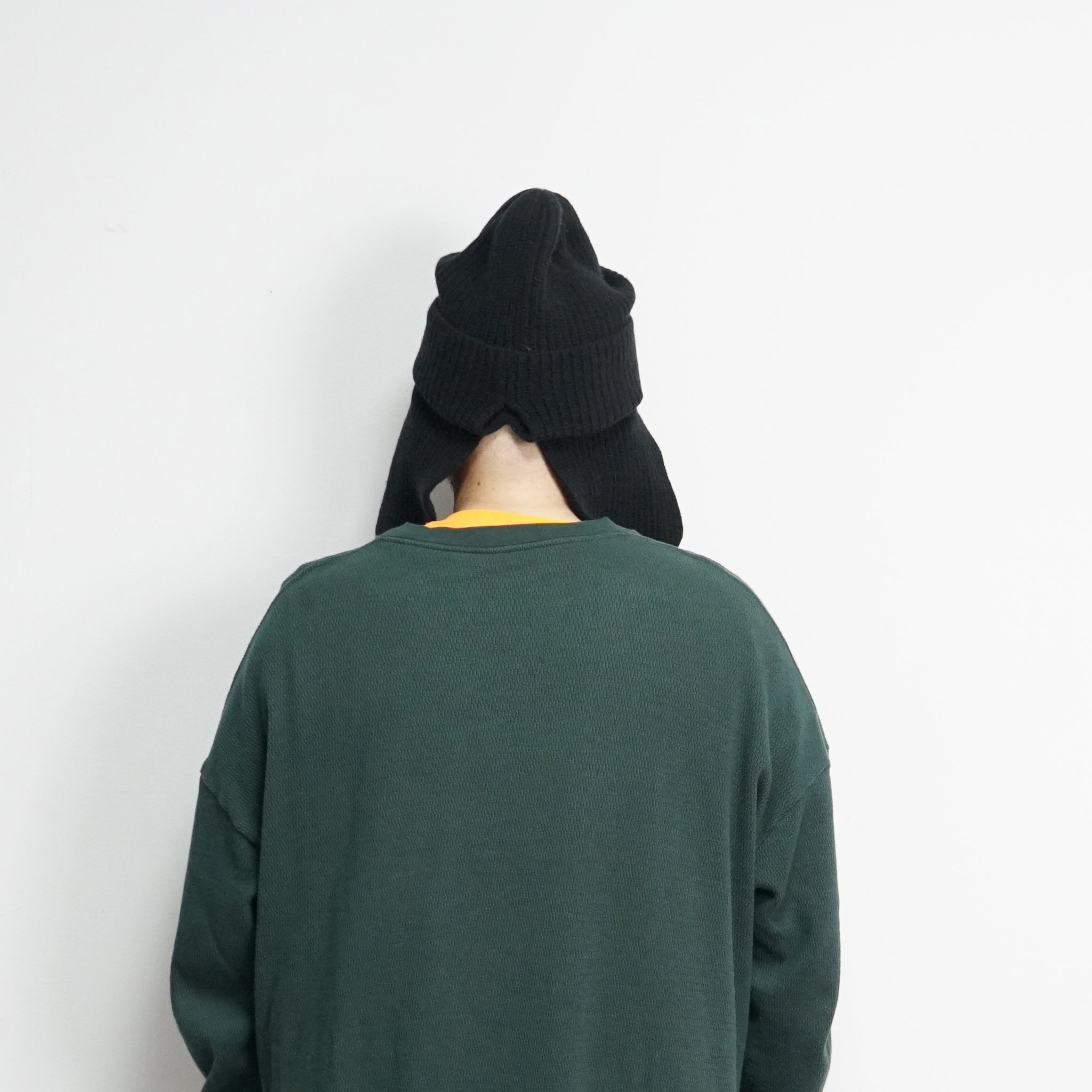 Ear Tab Knit Watch – Black/Gray/O.White | RACAL【ネコポス選択可能】